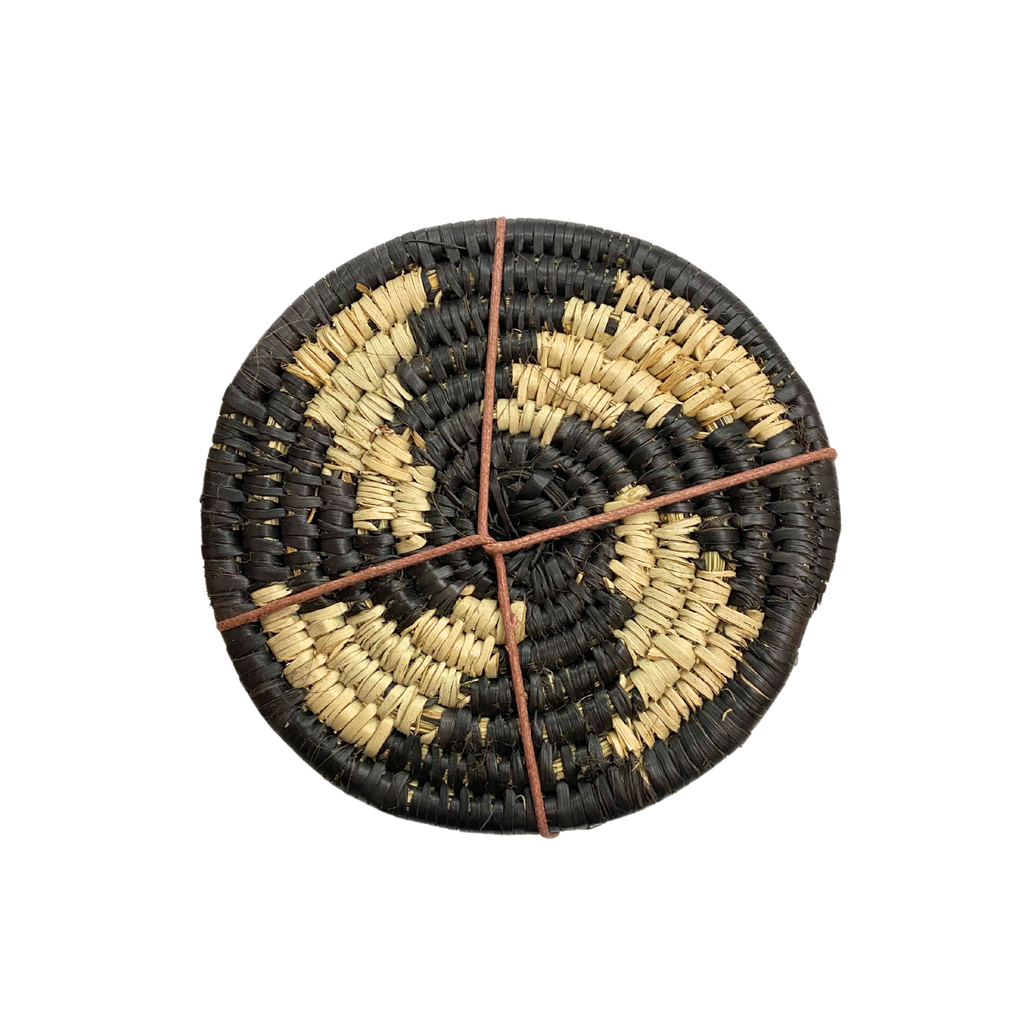 Handwoven Reed Coasters (4pc)