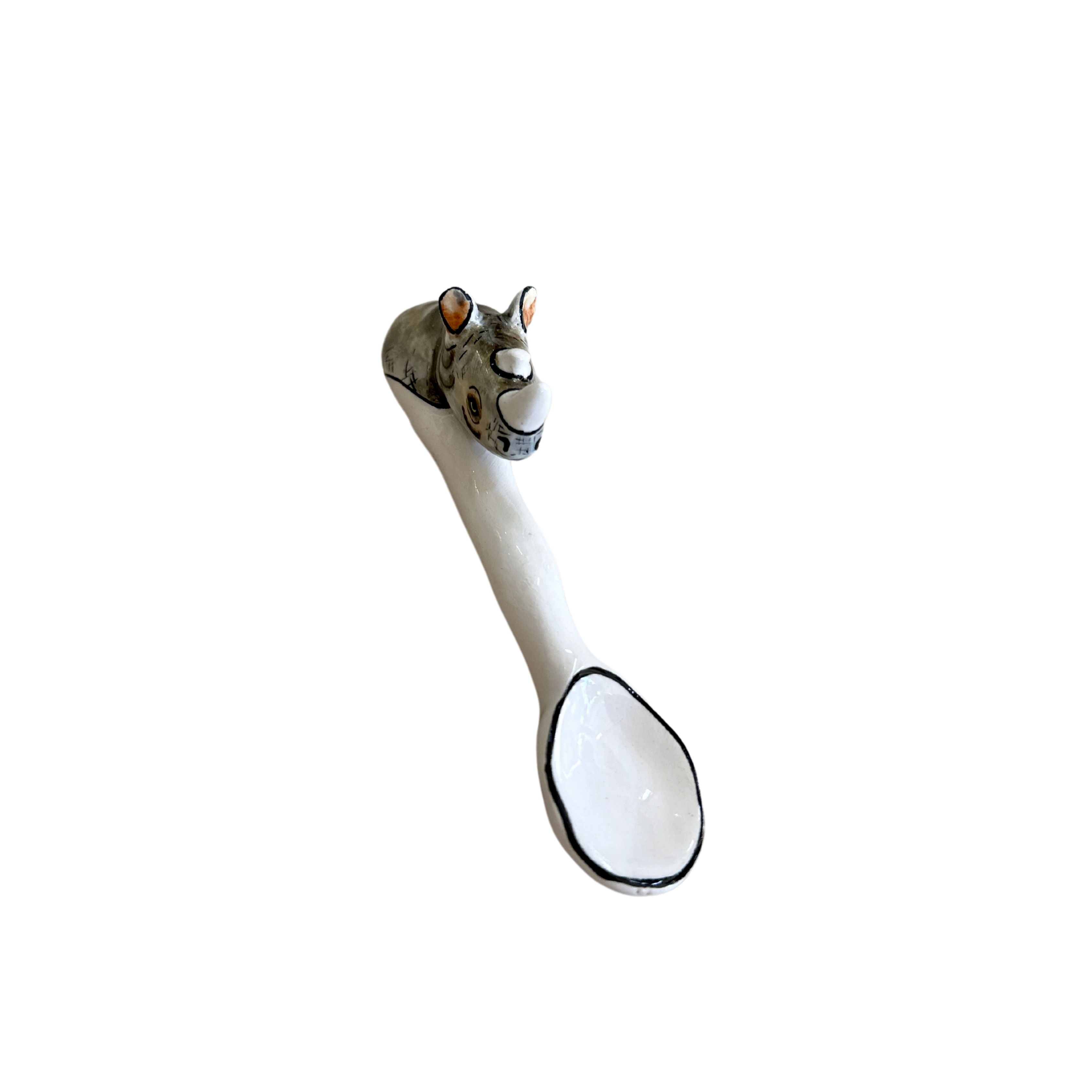 Ceramic Wild Animal Spoons