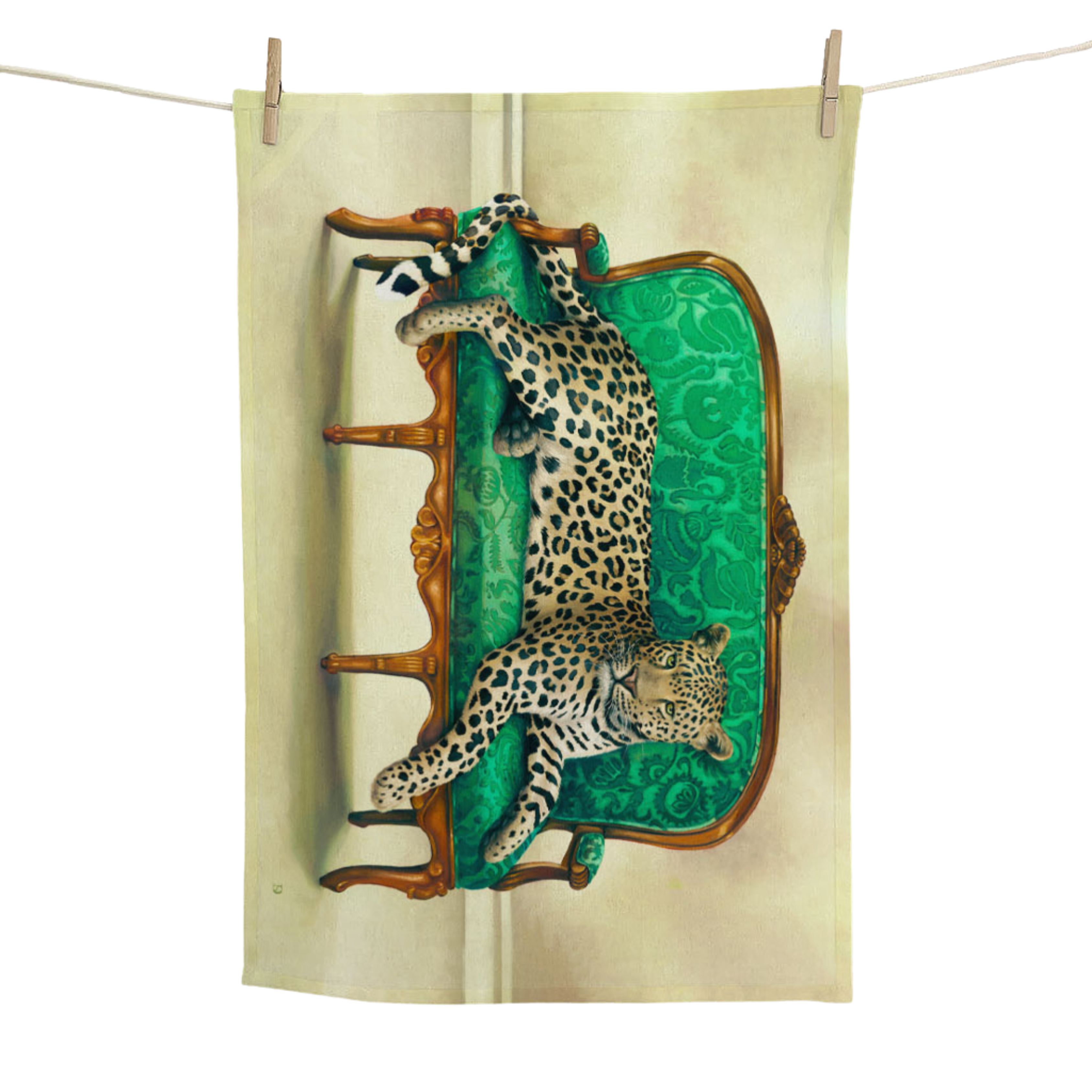 Wildly Relaxed: The Animal Leisure Collection Cotton Tea Towels