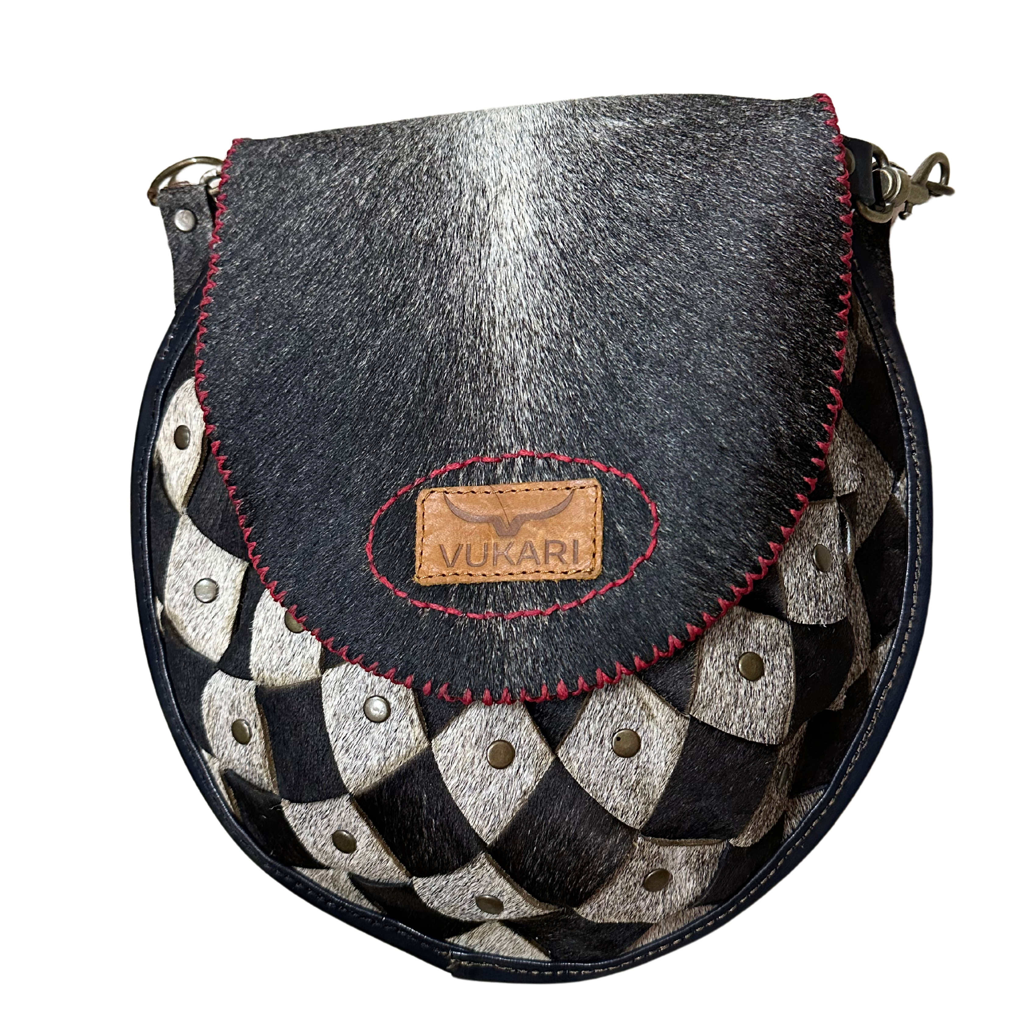 Handmade Nguni Lattice Handbags