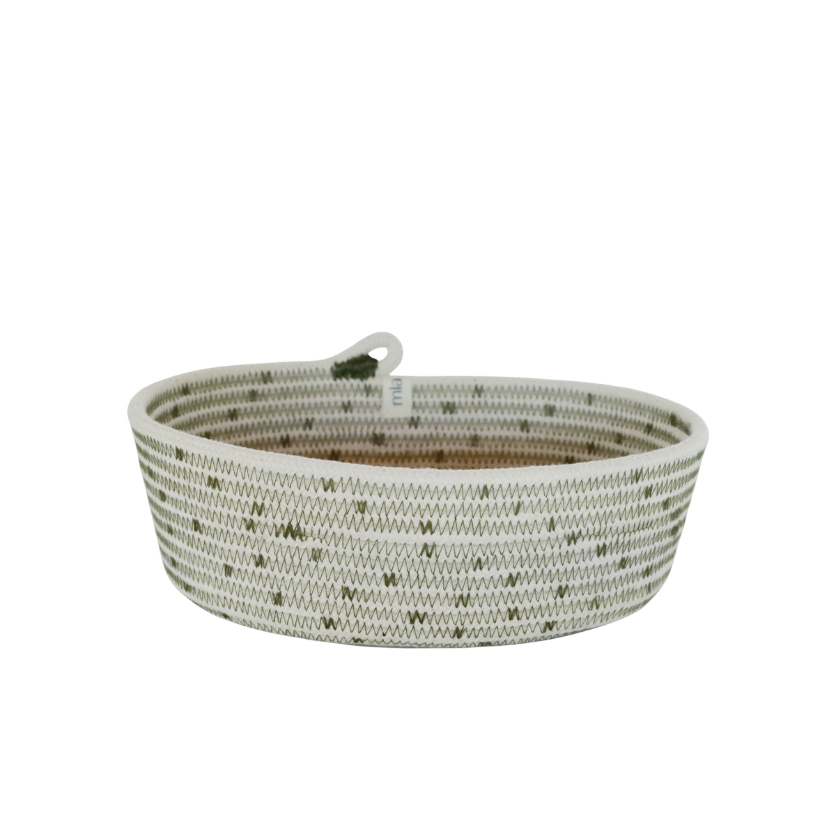 Cotton Woven Essentials Oval Basket (XS)