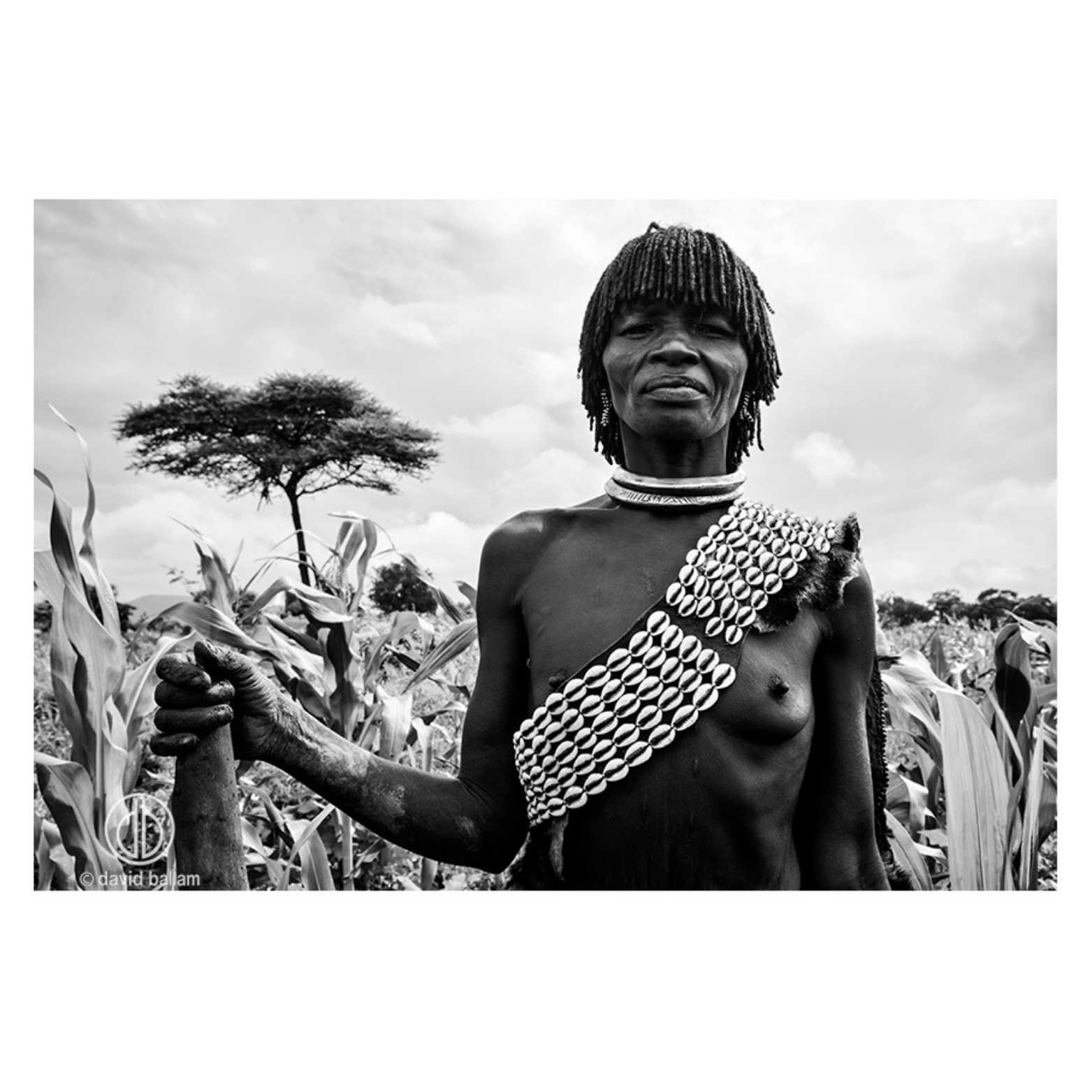 David Ballam Rolled Canvas Prints - Ethiopia's Omo Tribe (120cm x 180cm)