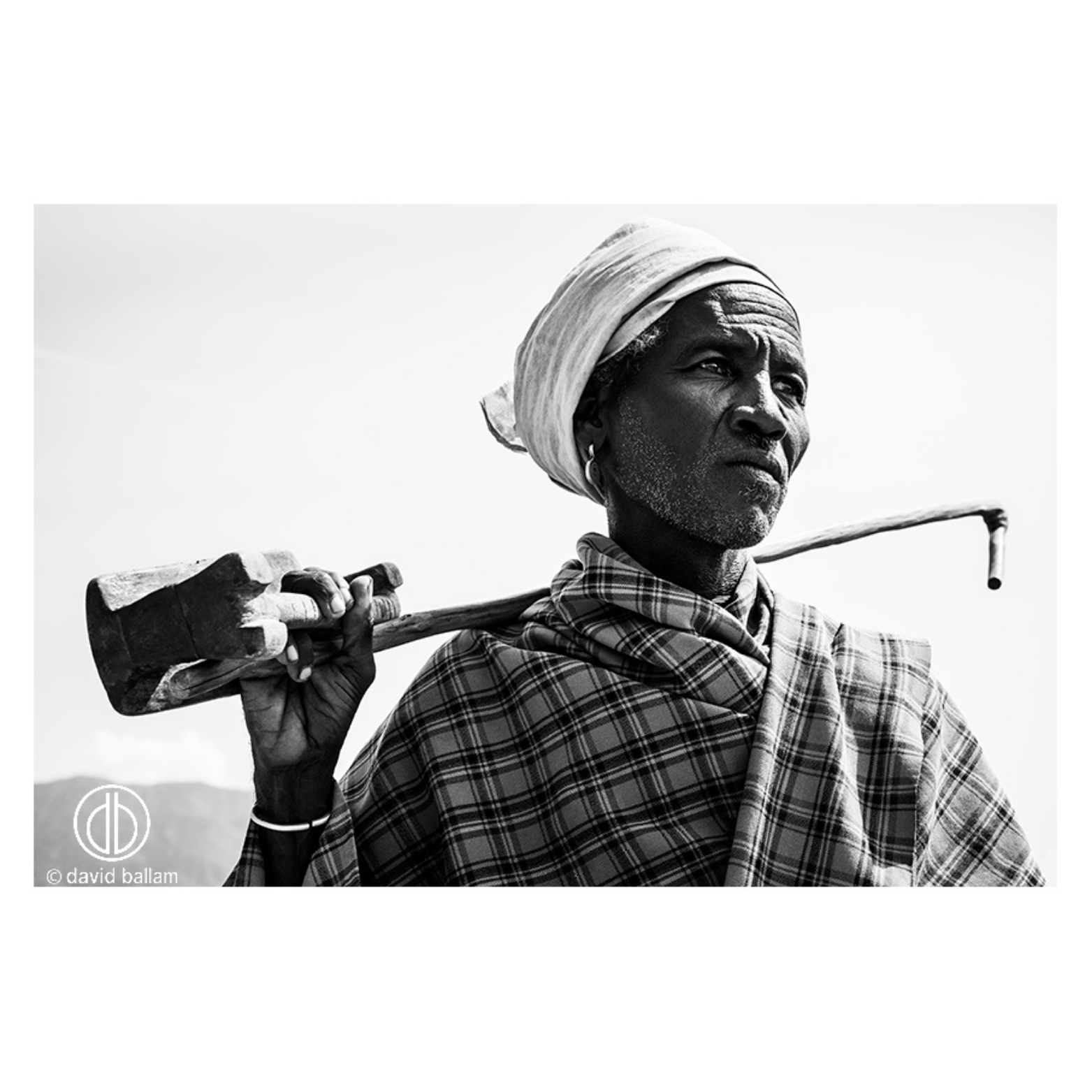 David Ballam Rolled Canvas Prints - Ethiopia's Omo Tribe (120cm x 180cm)