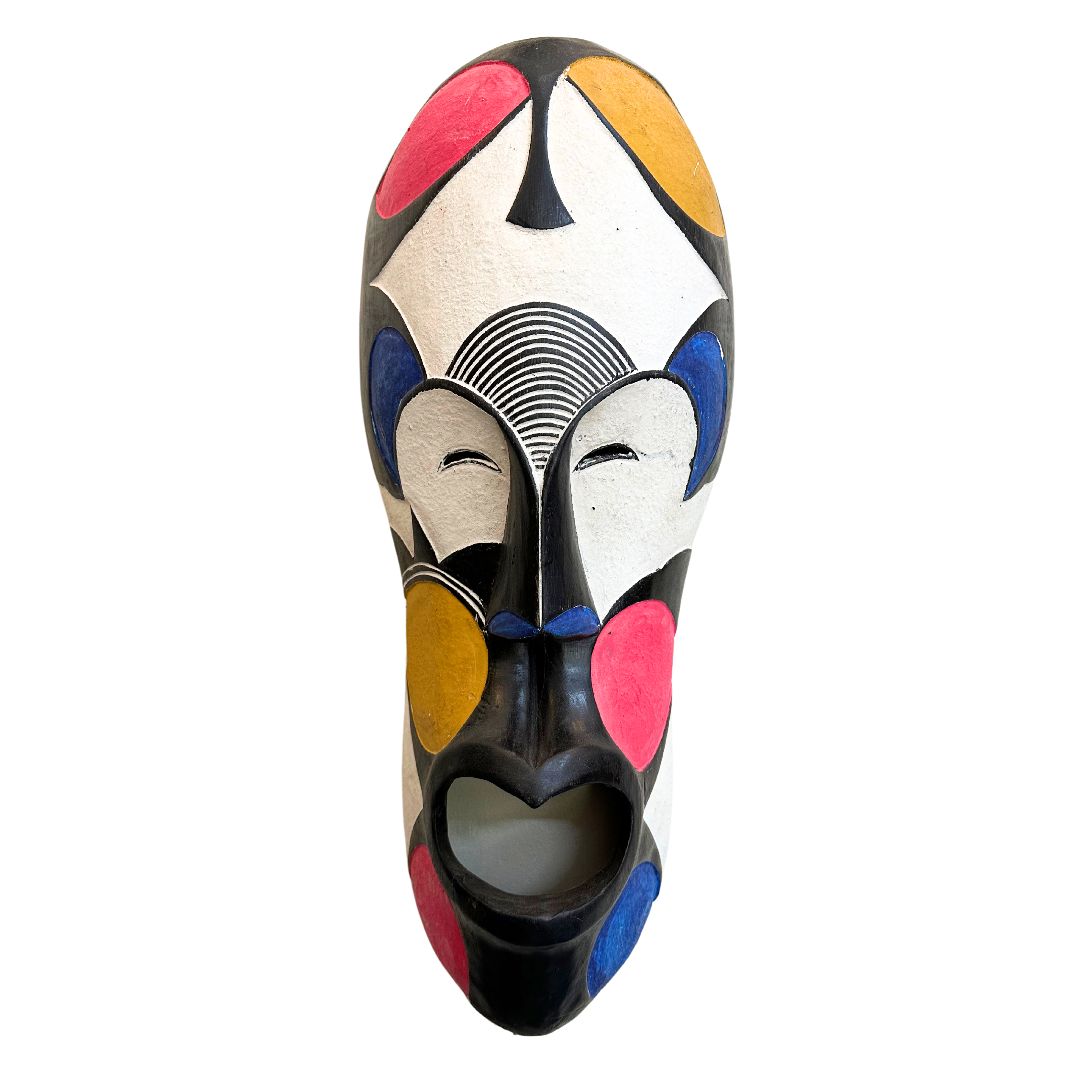 Thick Colourful African Fang Mask