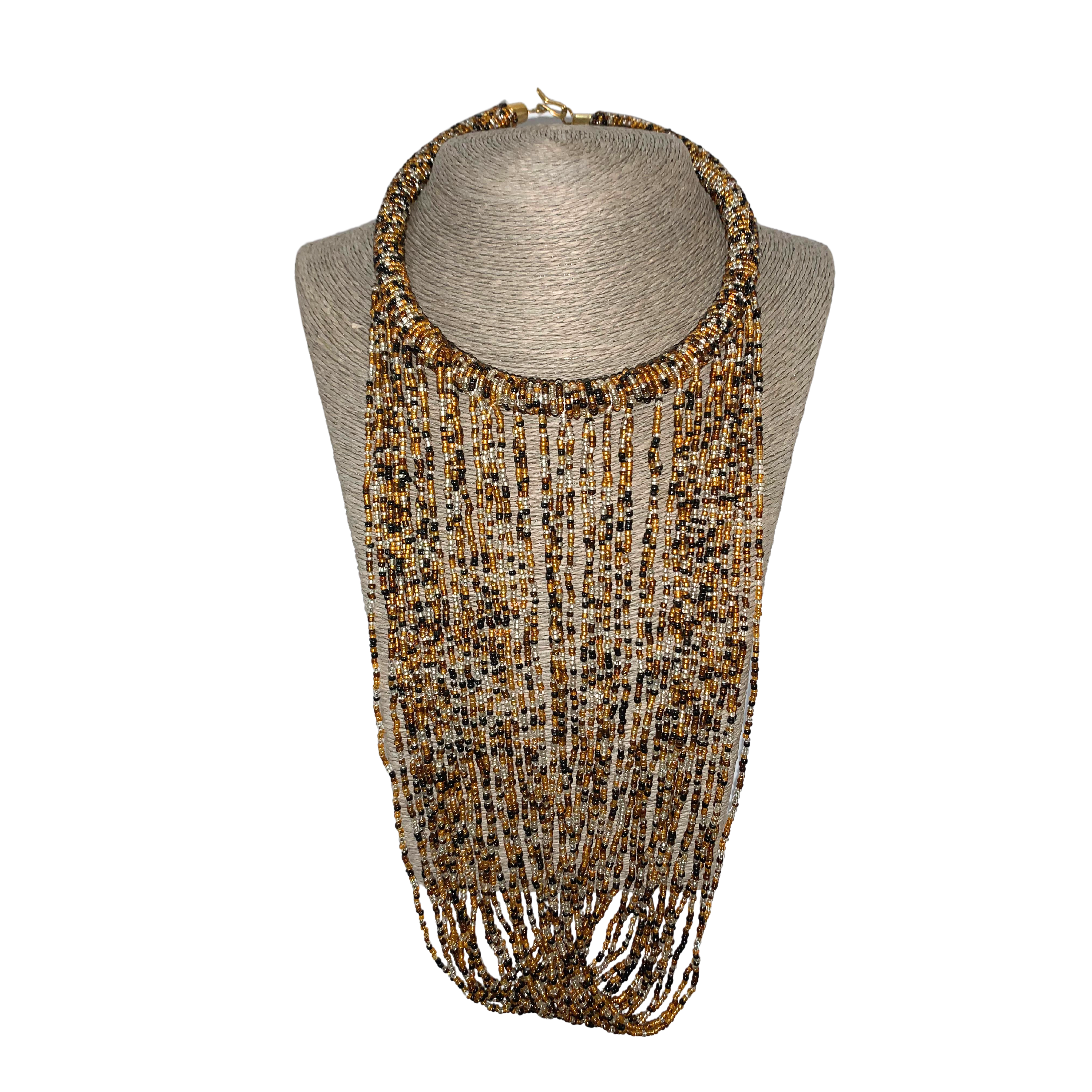 Kenyan Choker Looped Beaded Necklace