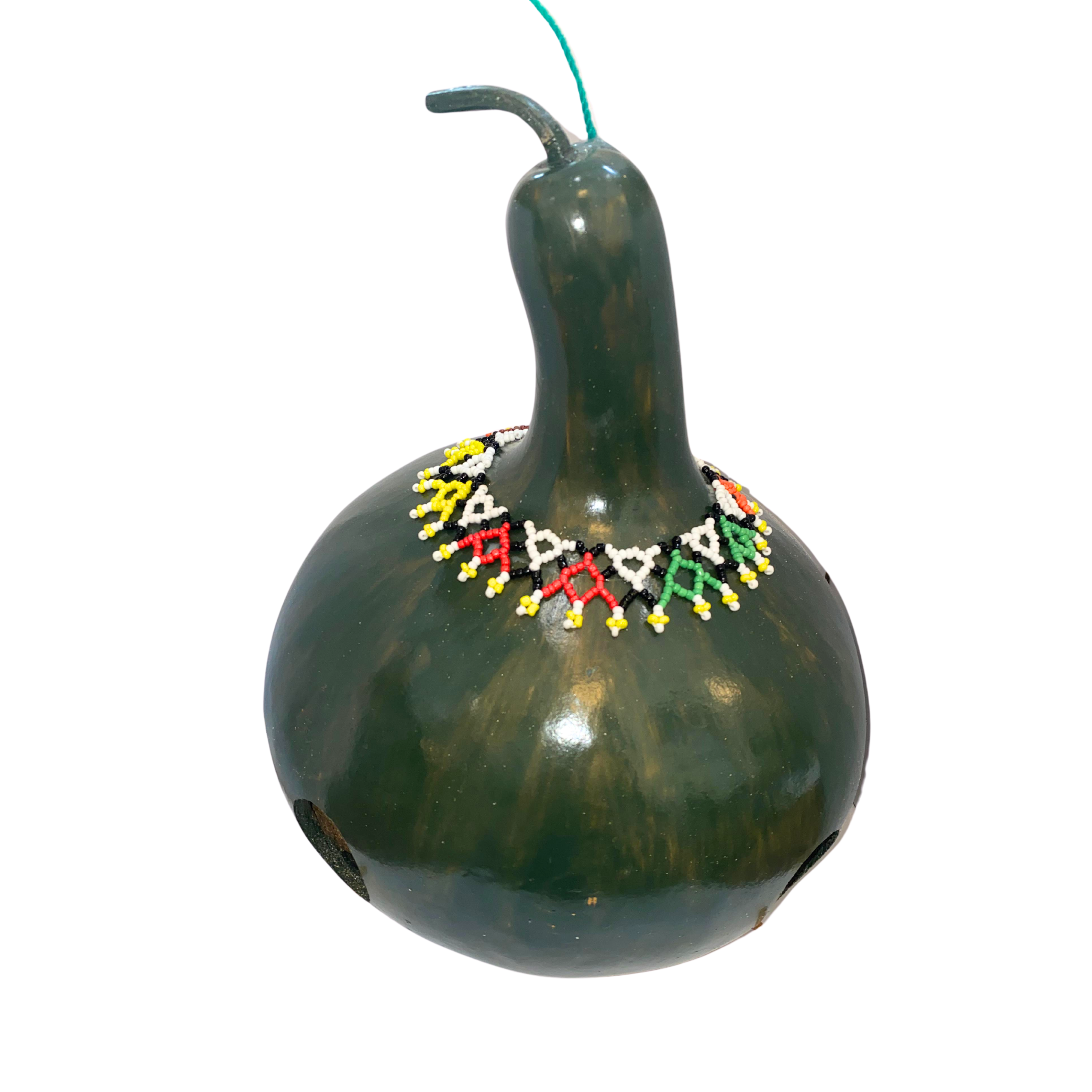 Beaded Calabash Bird Feeders