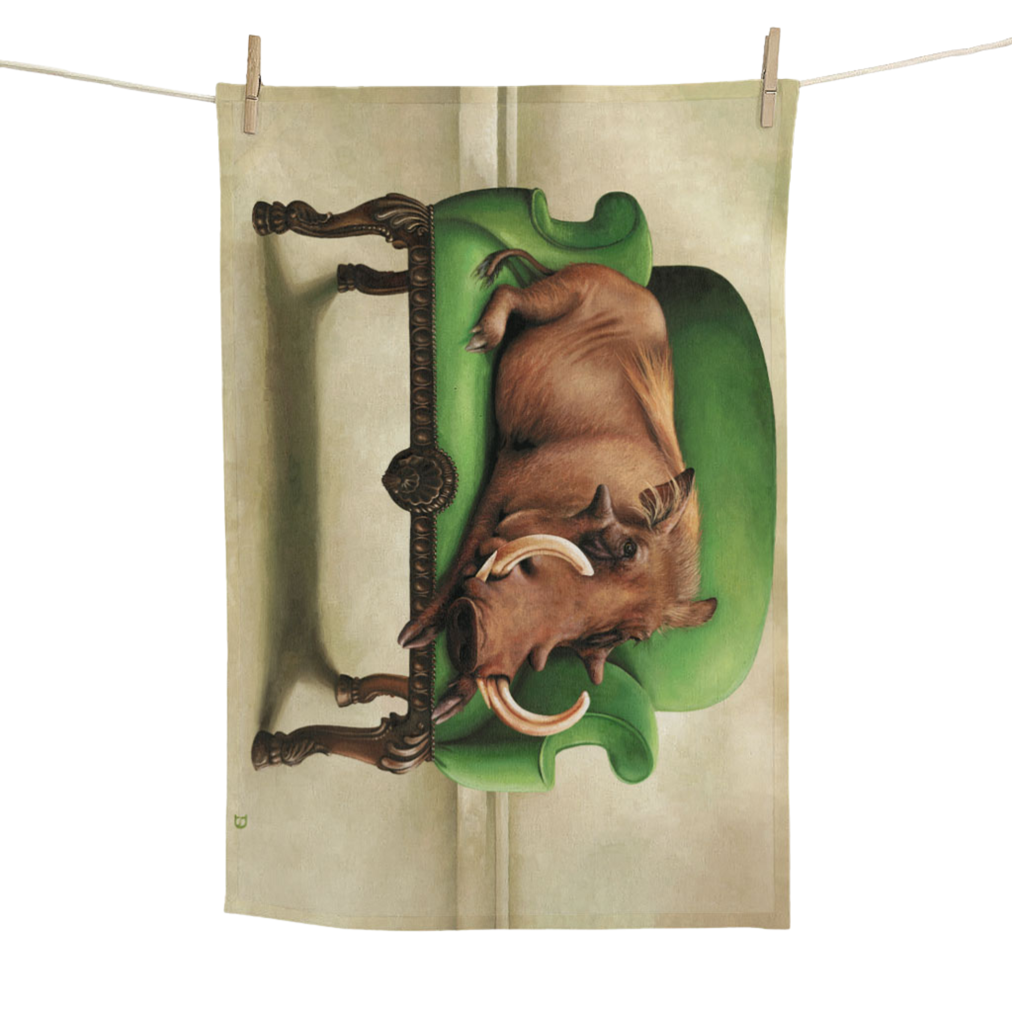 Wildly Relaxed: The Animal Leisure Collection Cotton Tea Towels