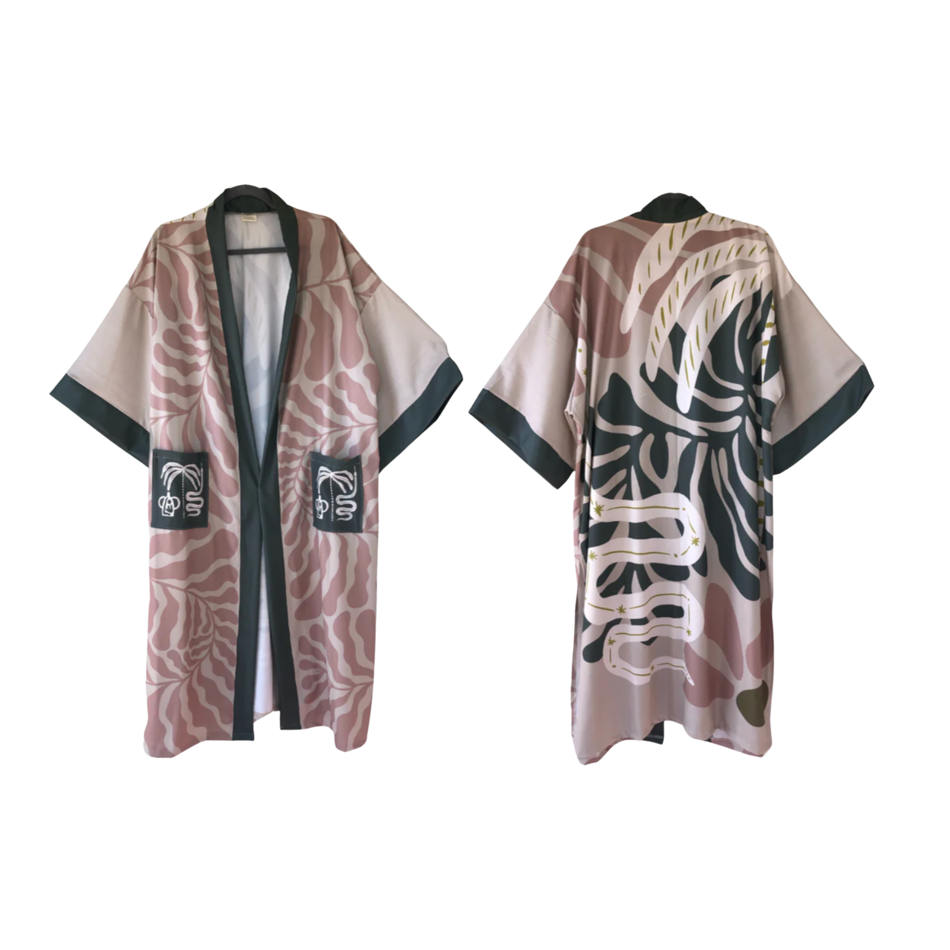African Inspired Kimono - Earthy Tones