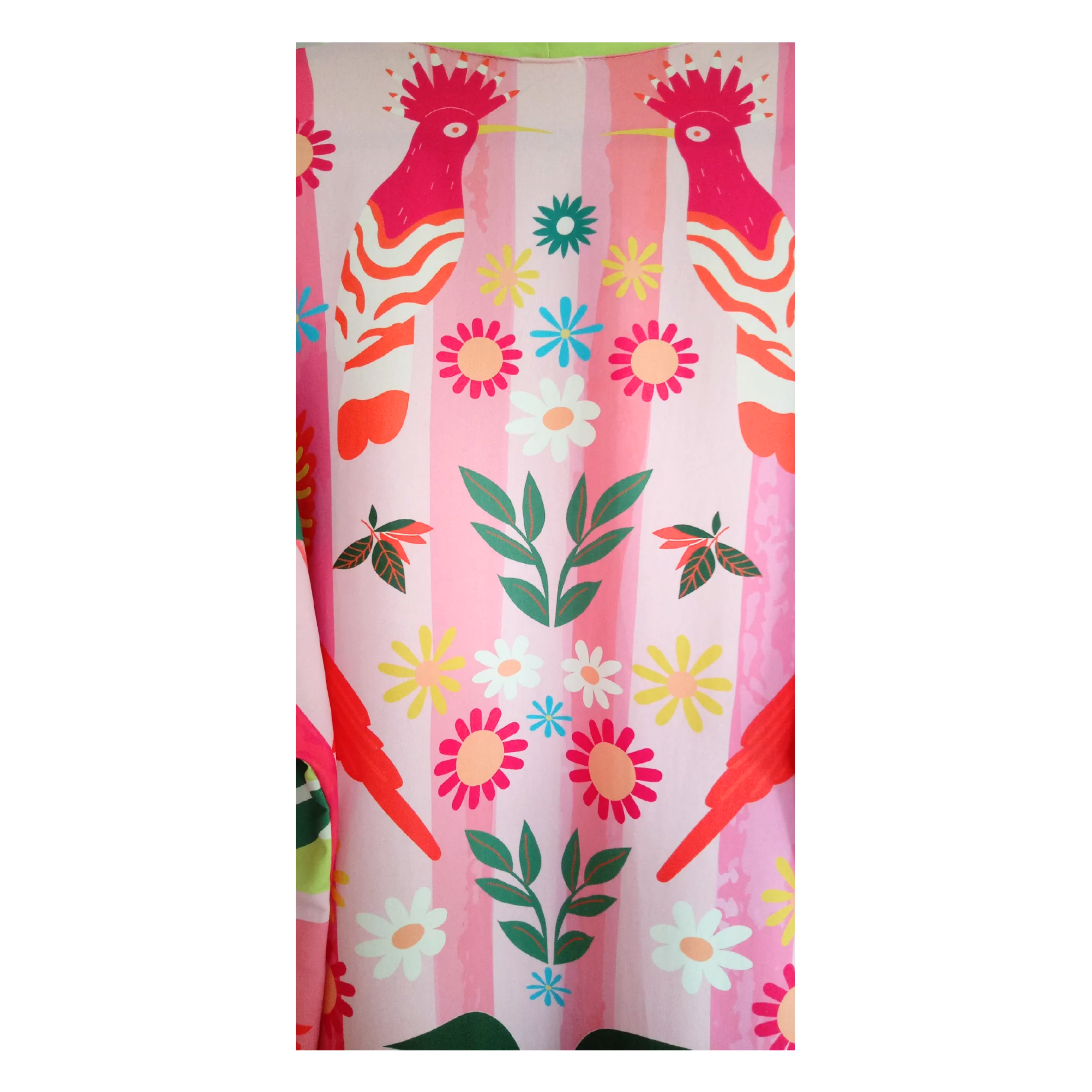 African Inspired Kimono - Striped Palm