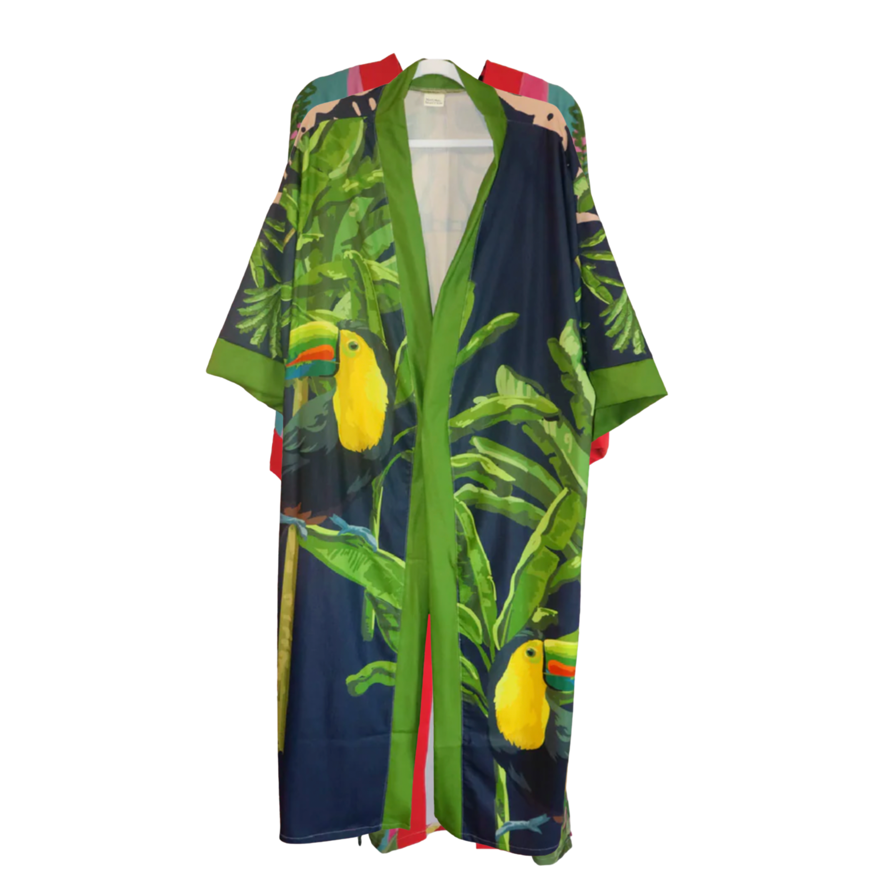 African Inspired Kimono - Toucans