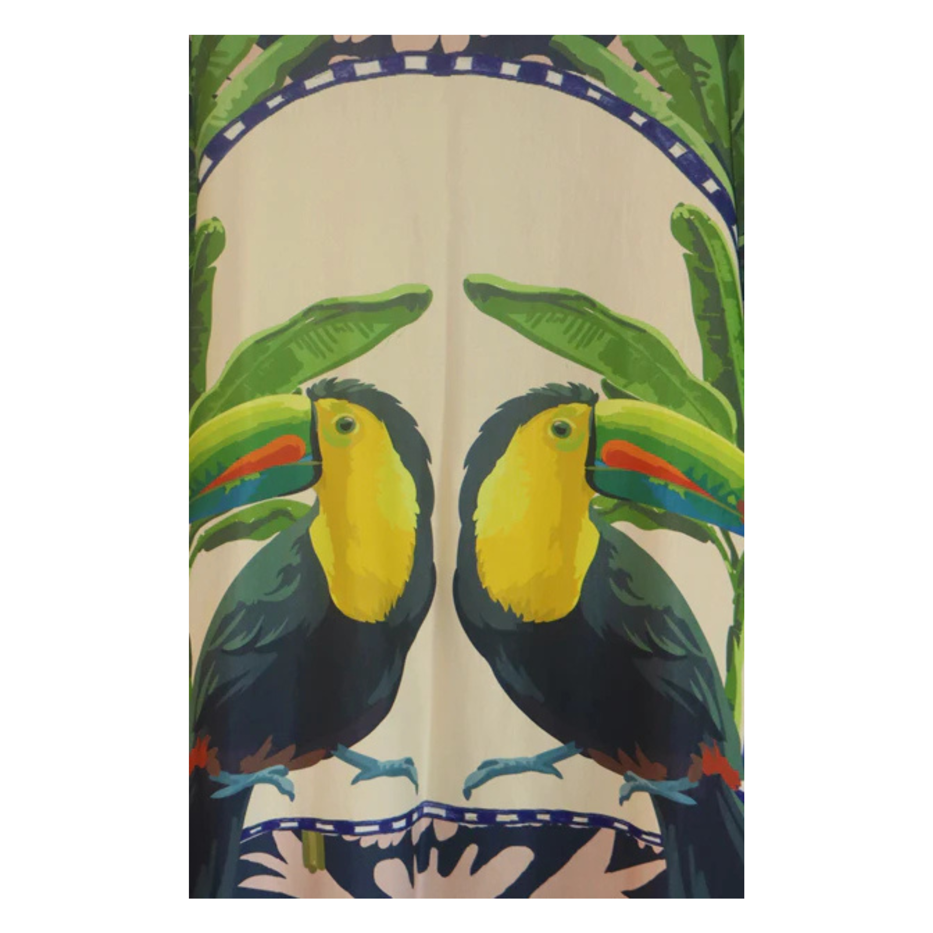 African Inspired Kimono - Toucans