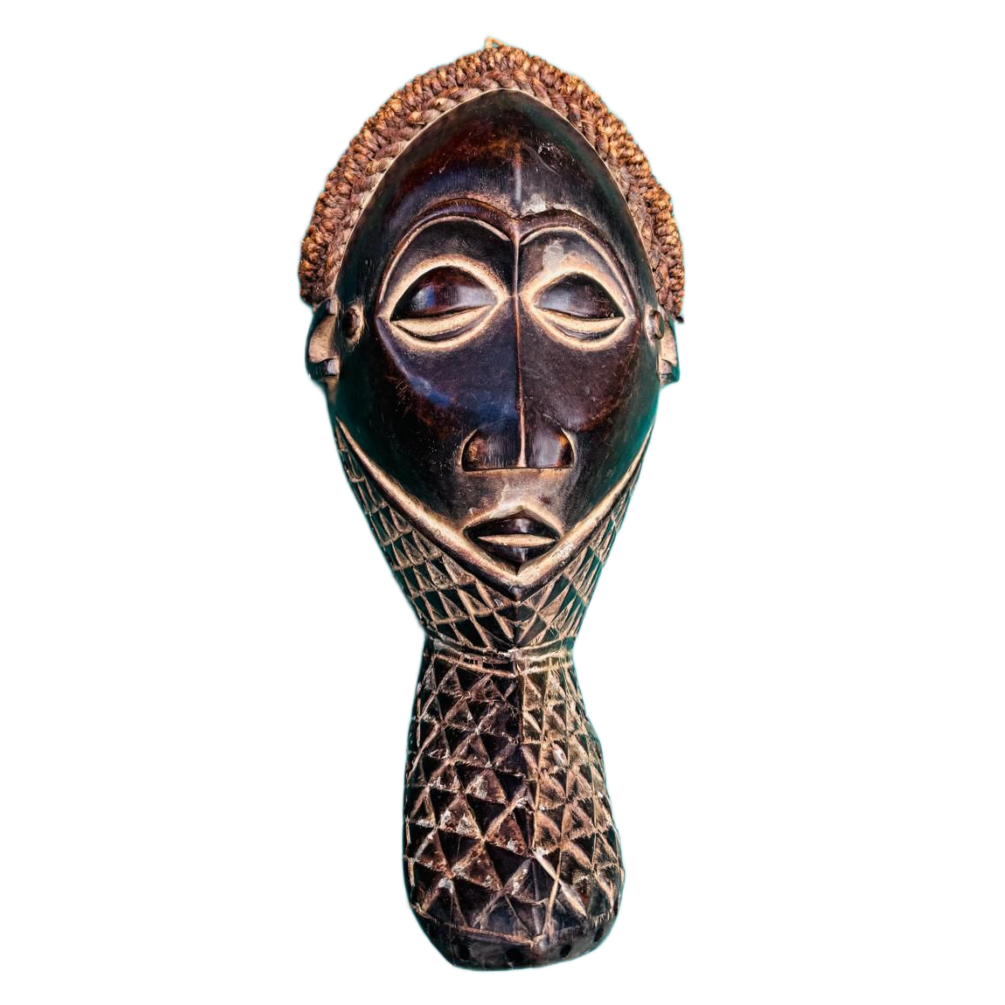 Chokwe Mask With Long Neck