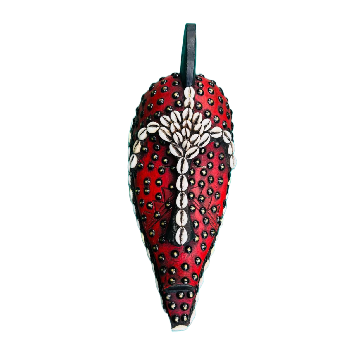 Red Shell Gabon Fang Ngil Mask (M)