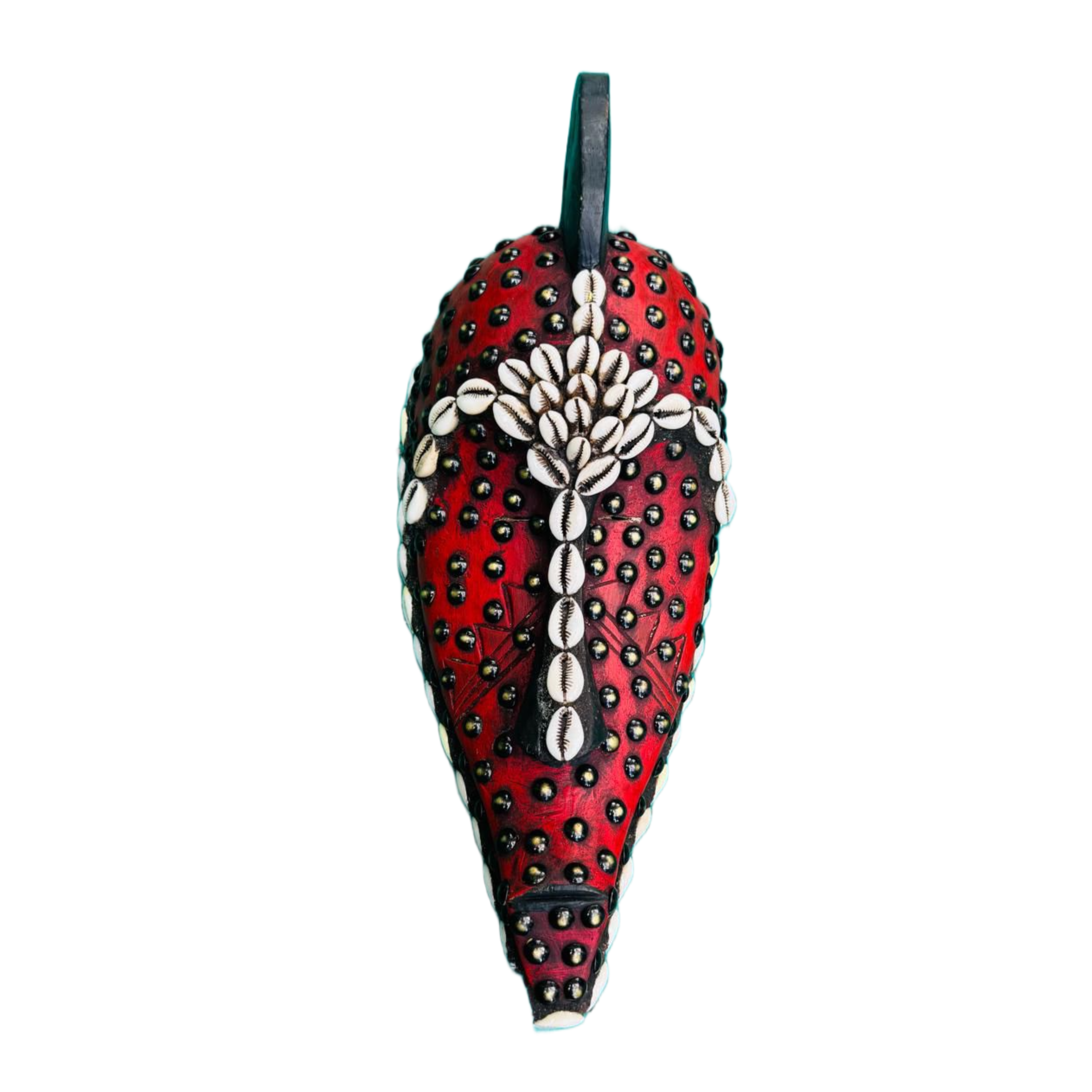 Red Shell Gabon Fang Ngil Mask (M)