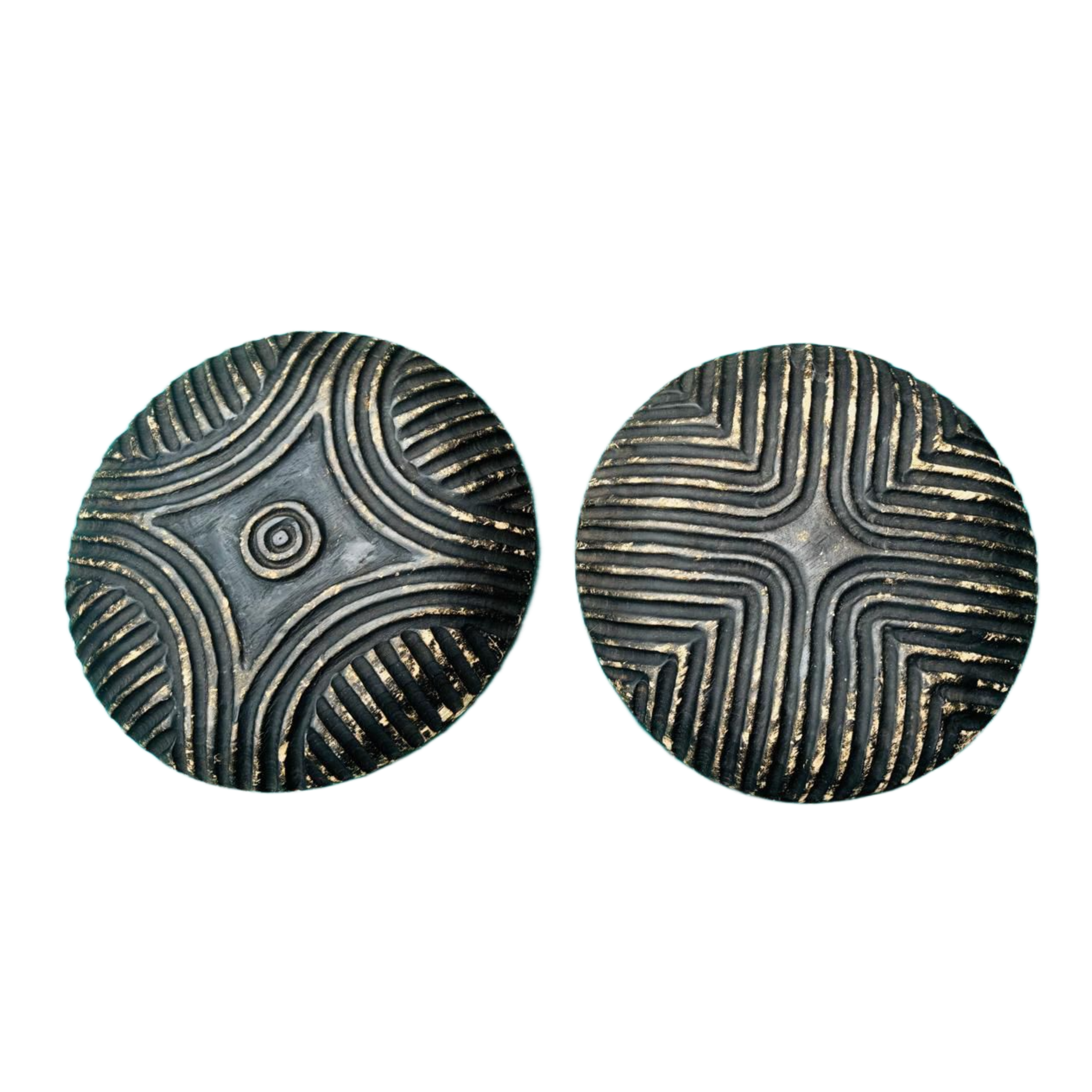 Small Black Tribal Shields