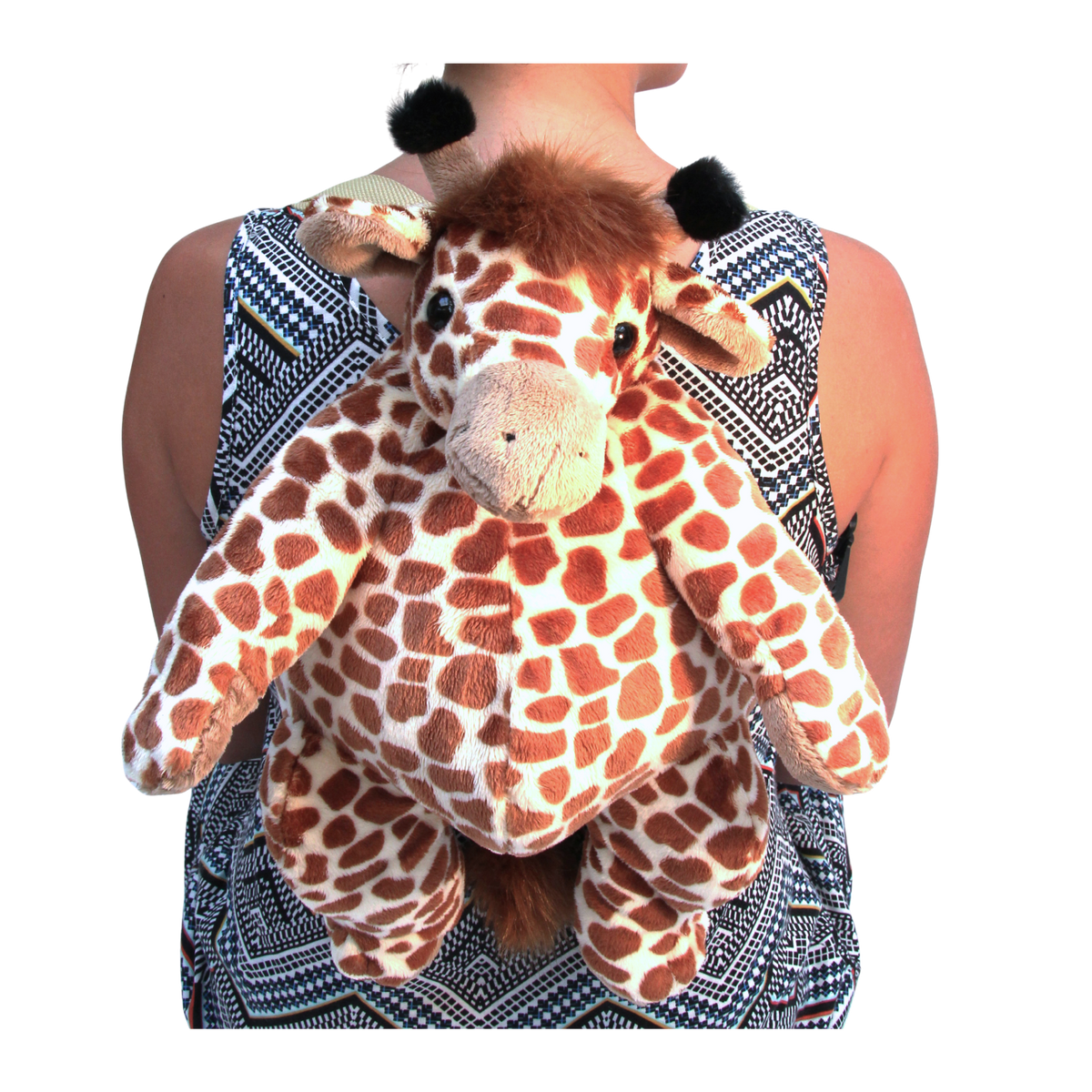 Animal Soft Toy Backpack (Giraffe)