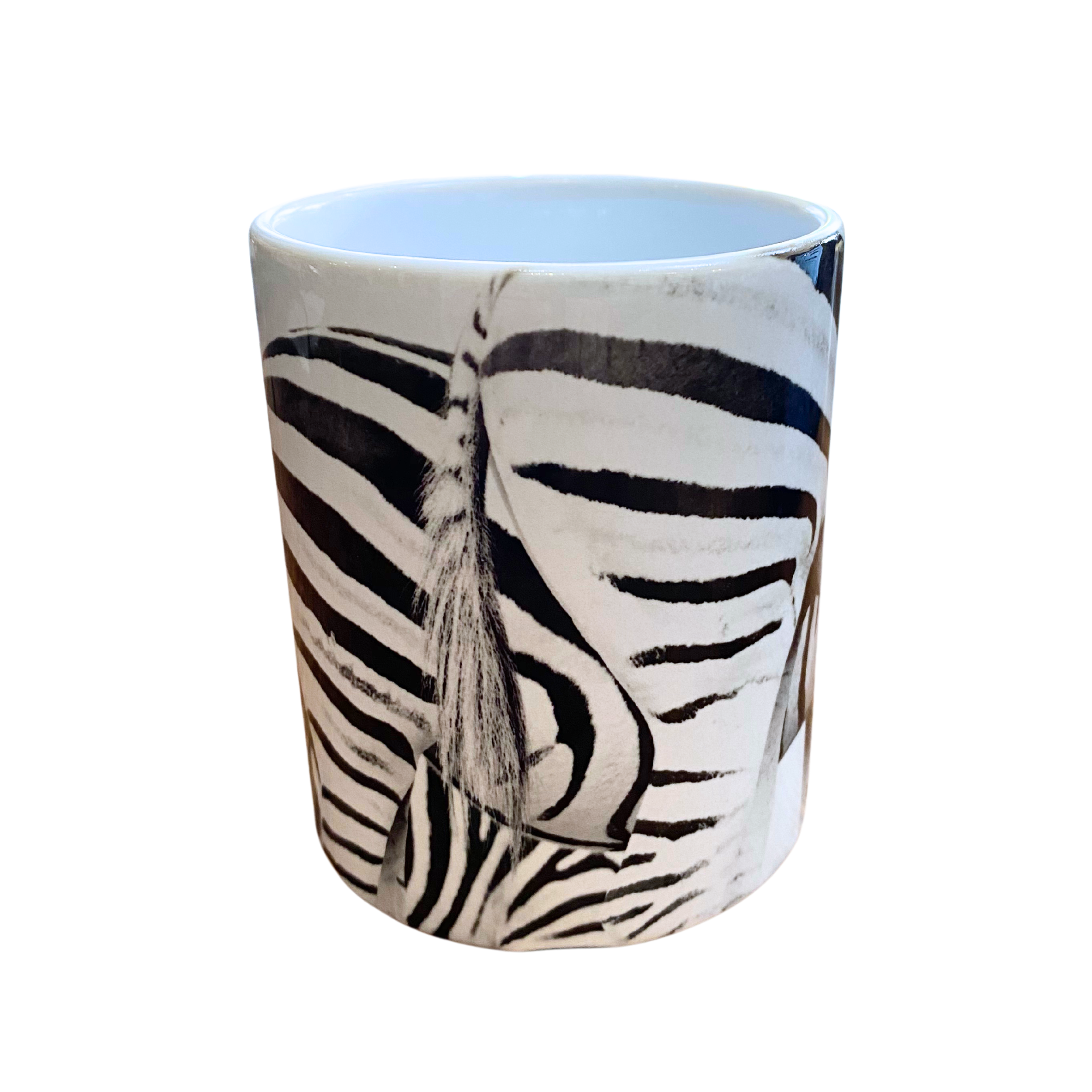 Black & White Zulu Nyala Branded Wildlife Coffee Mugs