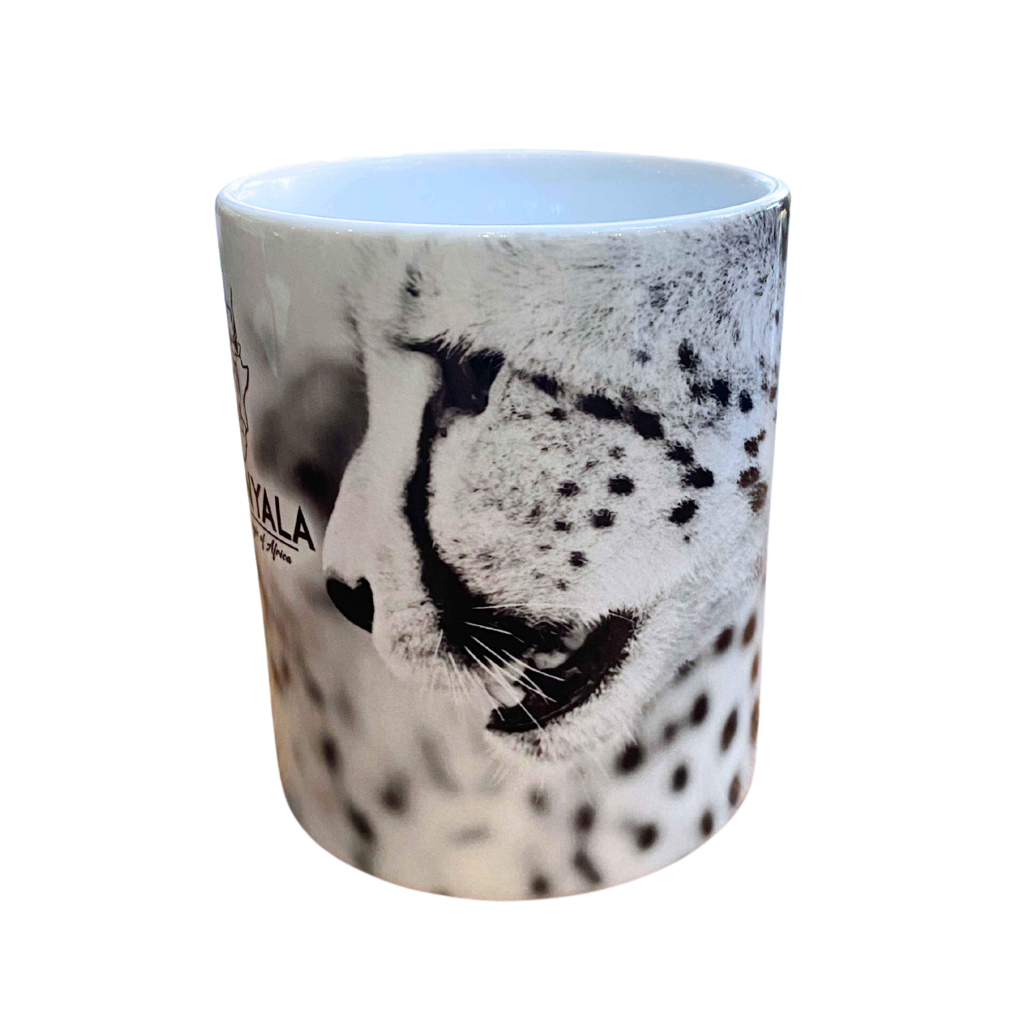 Black & White Zulu Nyala Branded Wildlife Coffee Mugs