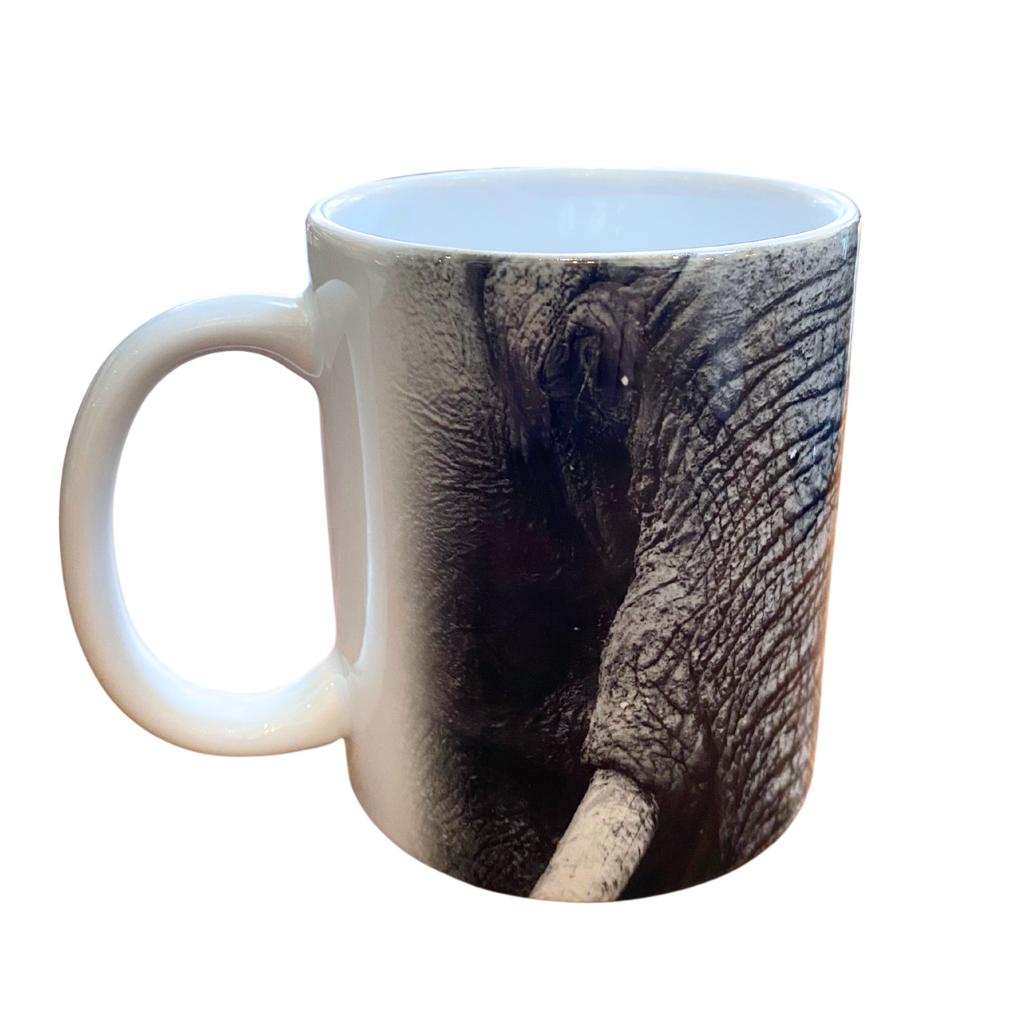 Black & White Zulu Nyala Branded Wildlife Coffee Mugs