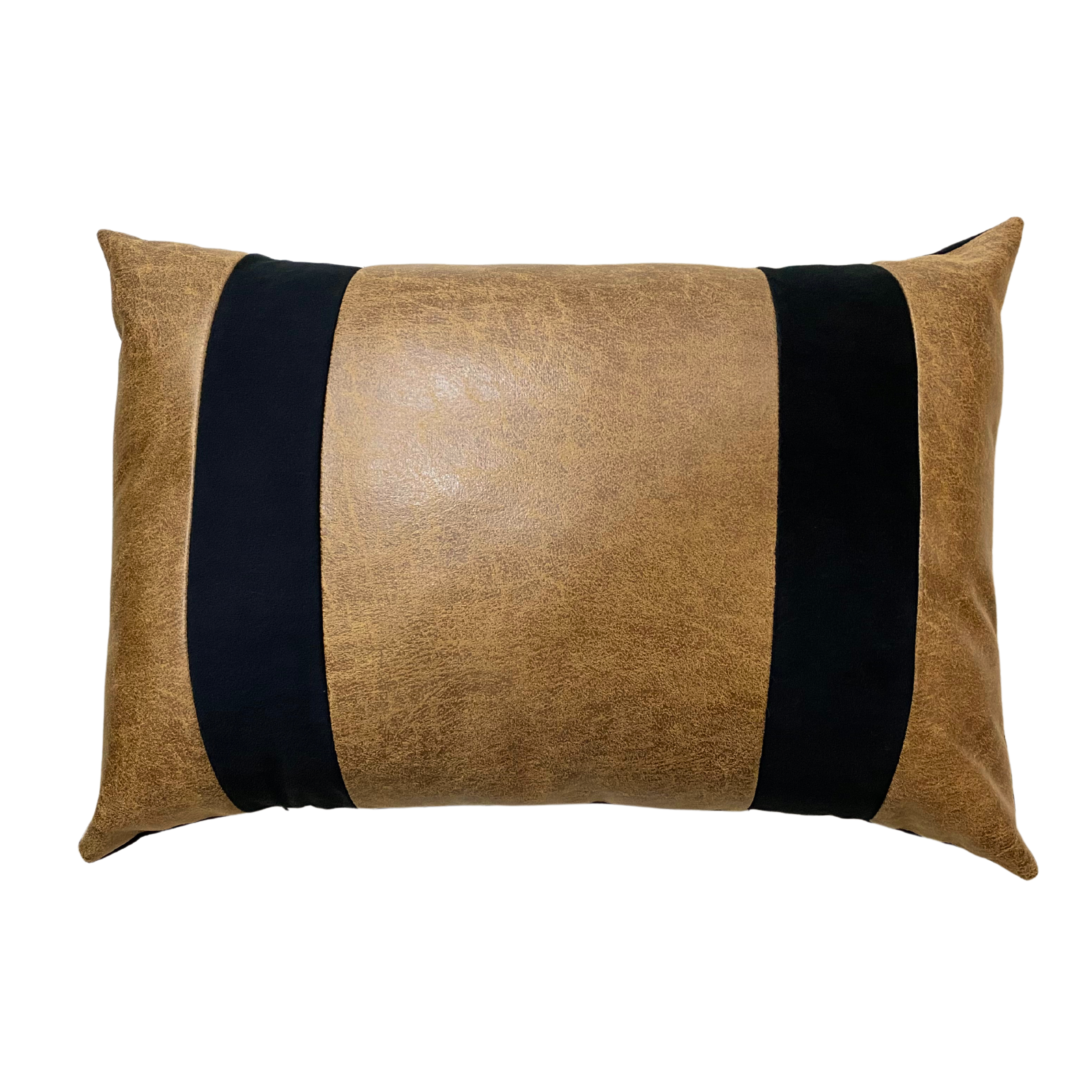 Savannah Cushion Cover  (64x42) (Black & Brown)