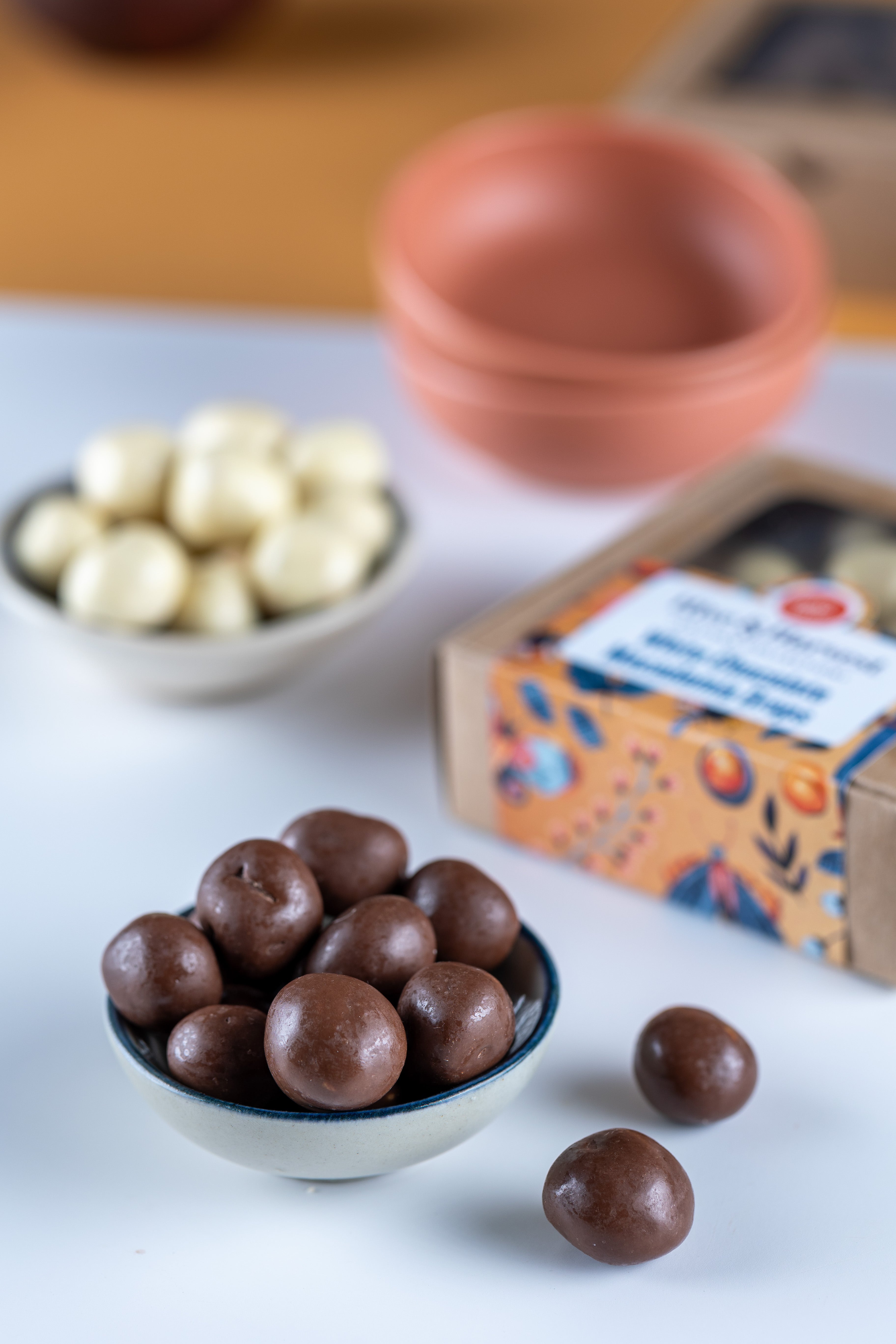 Handmade Macadamia Nut Chocolate Drops