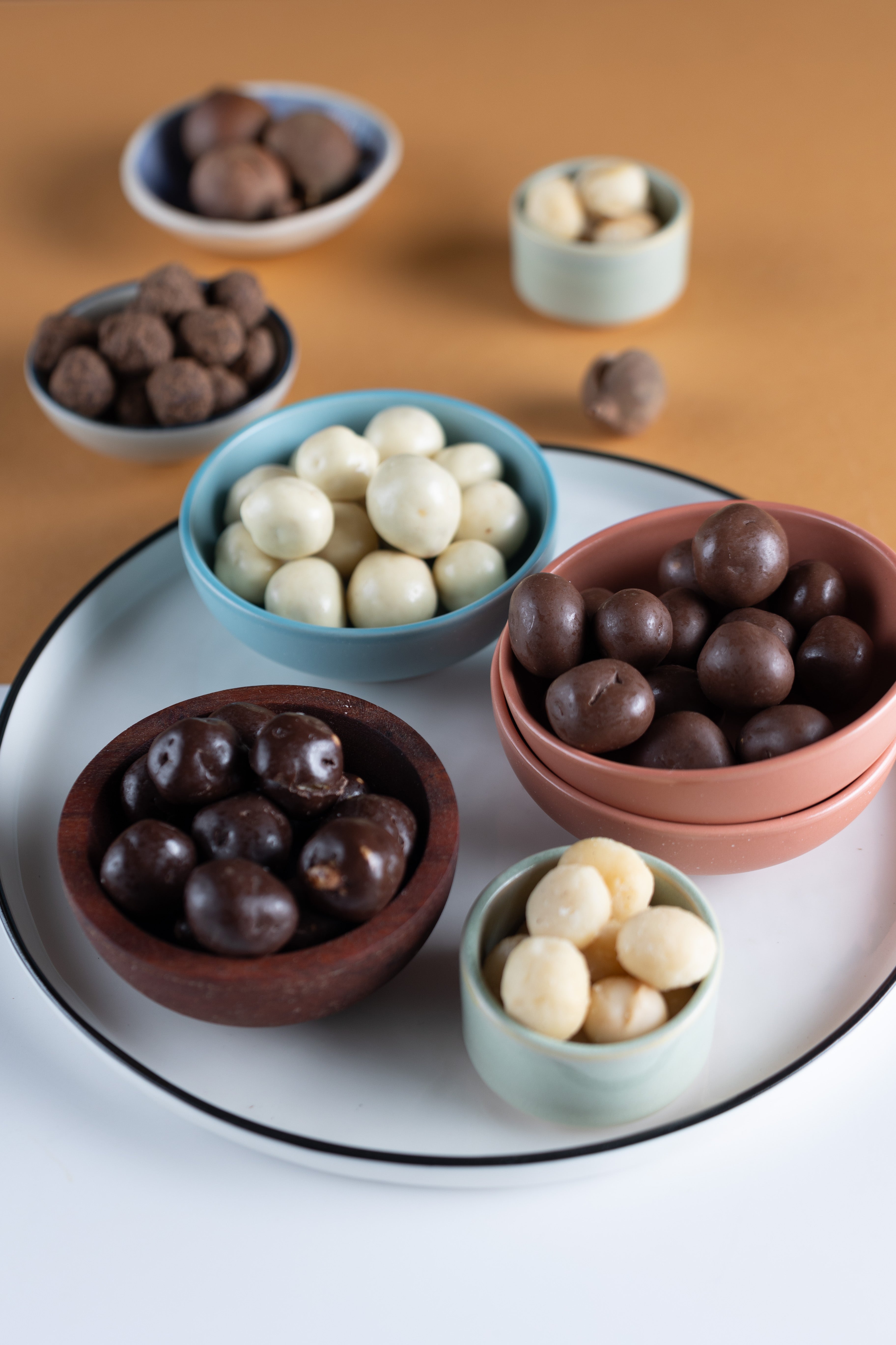 Handmade Macadamia Nut Chocolate Drops