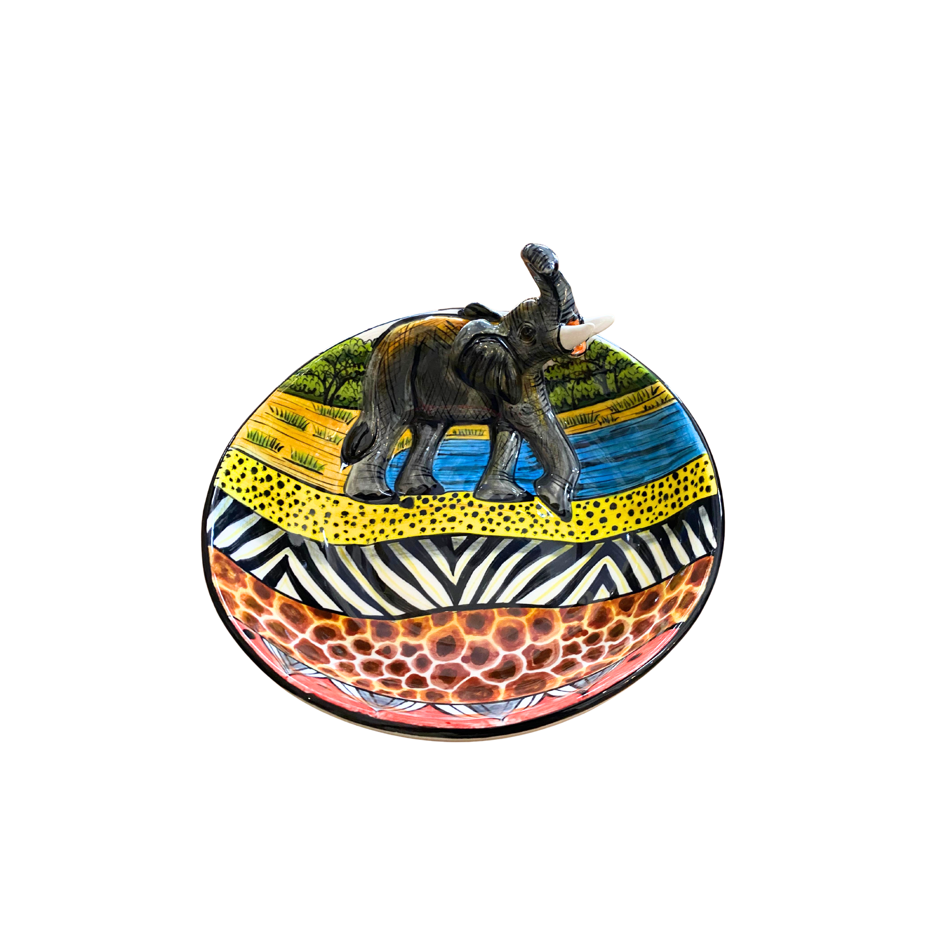 3D Animated Ceramic Elephant Bowl