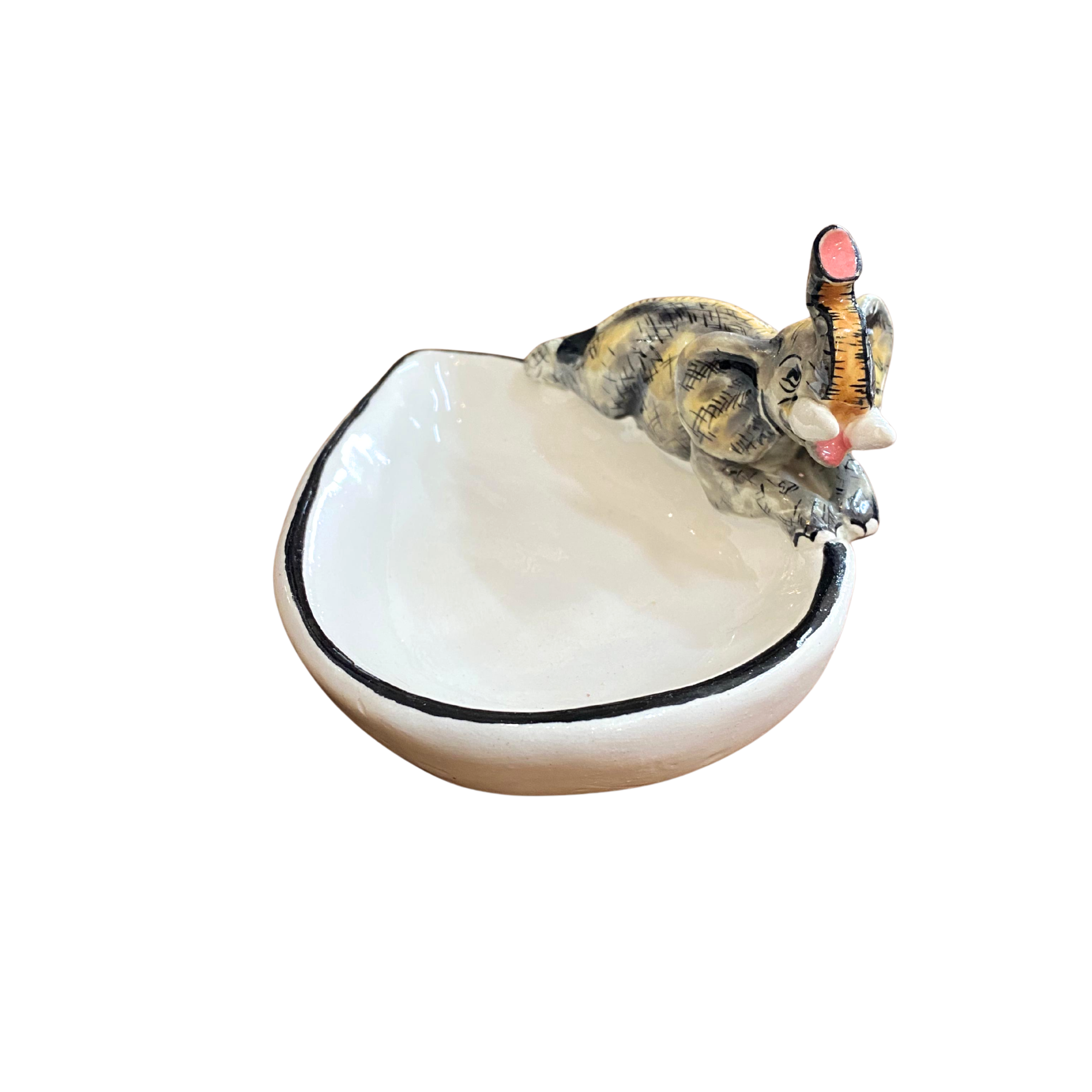 Ceramic Elephant Teabag Holder