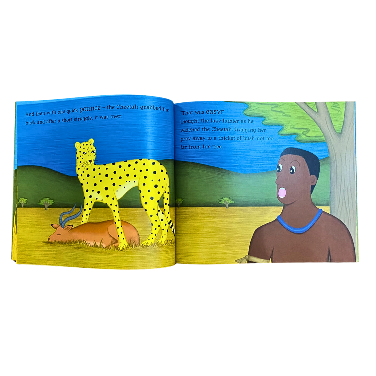 The Cheetah And The Lazy Hunter Children's Story Book