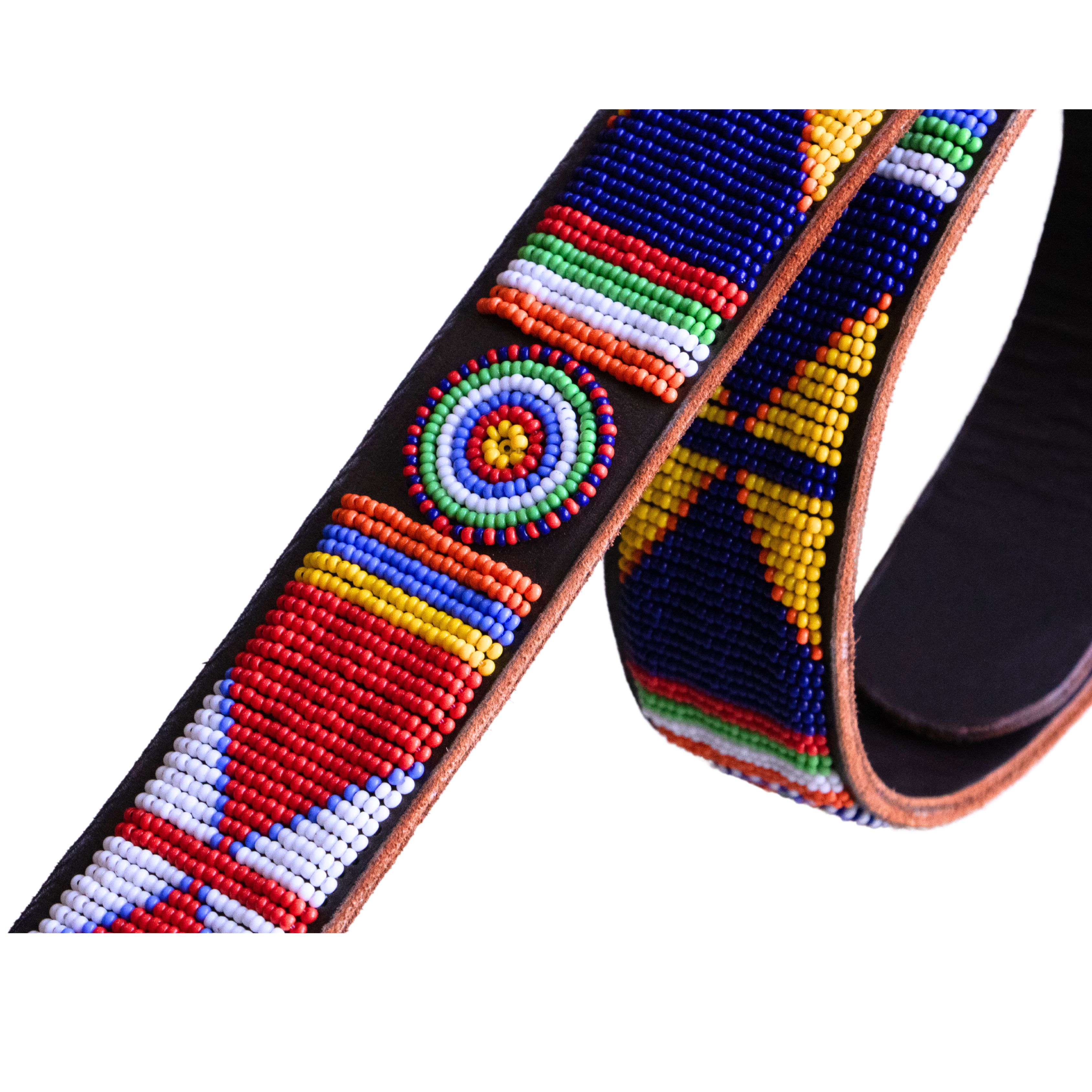 Sibongile - Colourful Beaded Leather Belt