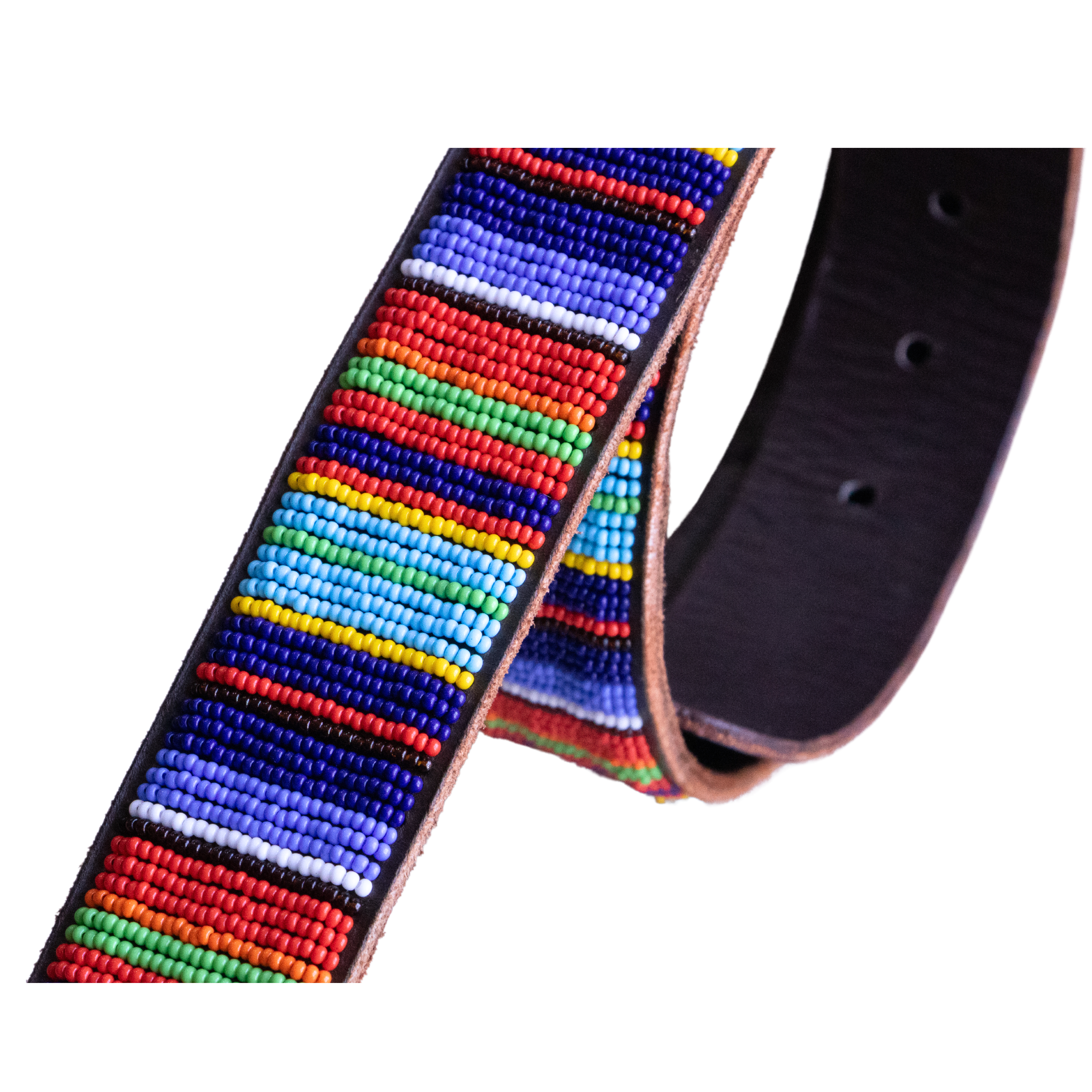 Thando - Colourful Beaded Leather Belt