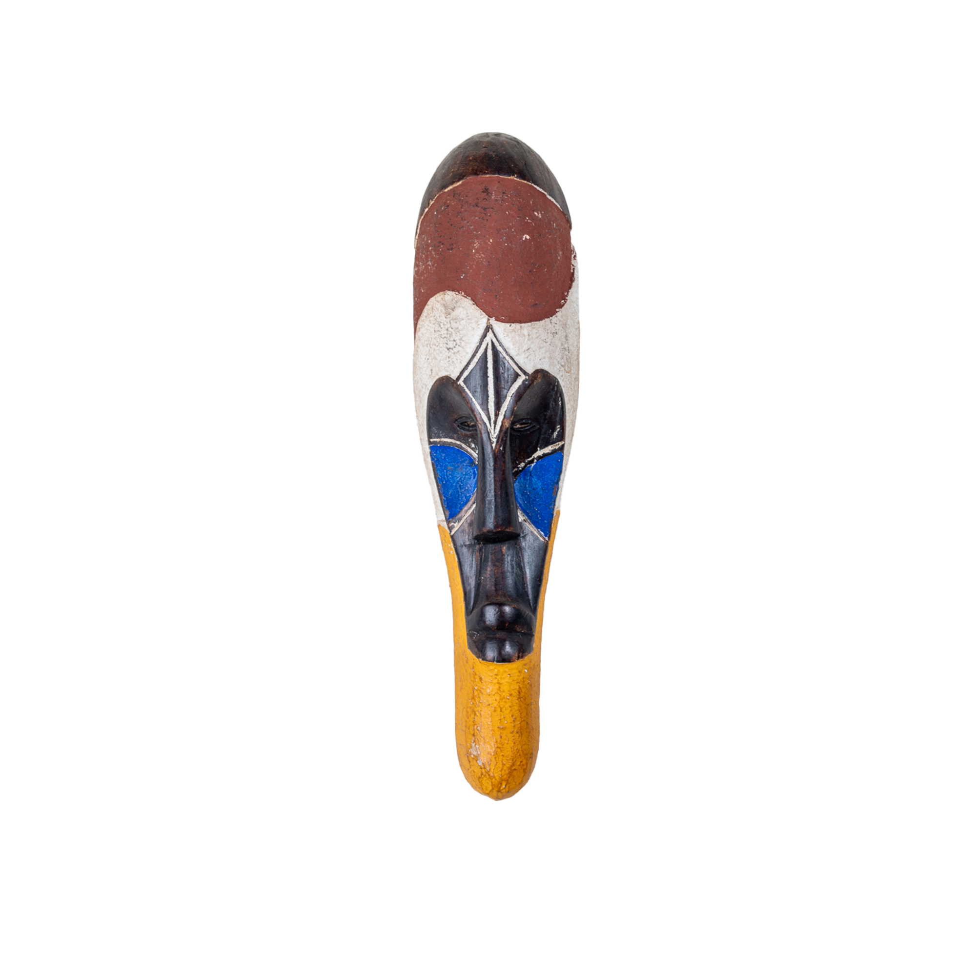 Small Colourful African Fang Mask