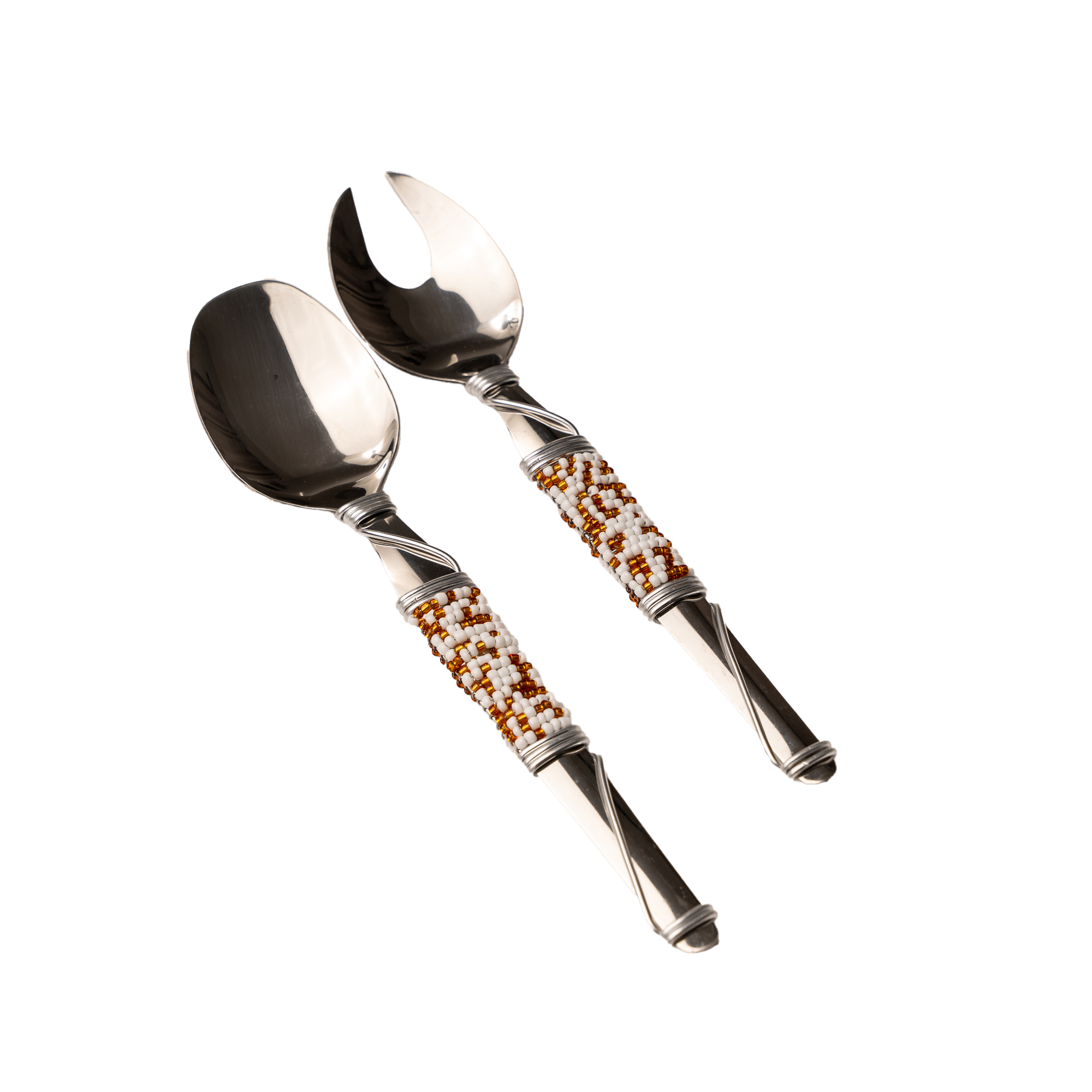 Beaded Salad Servers