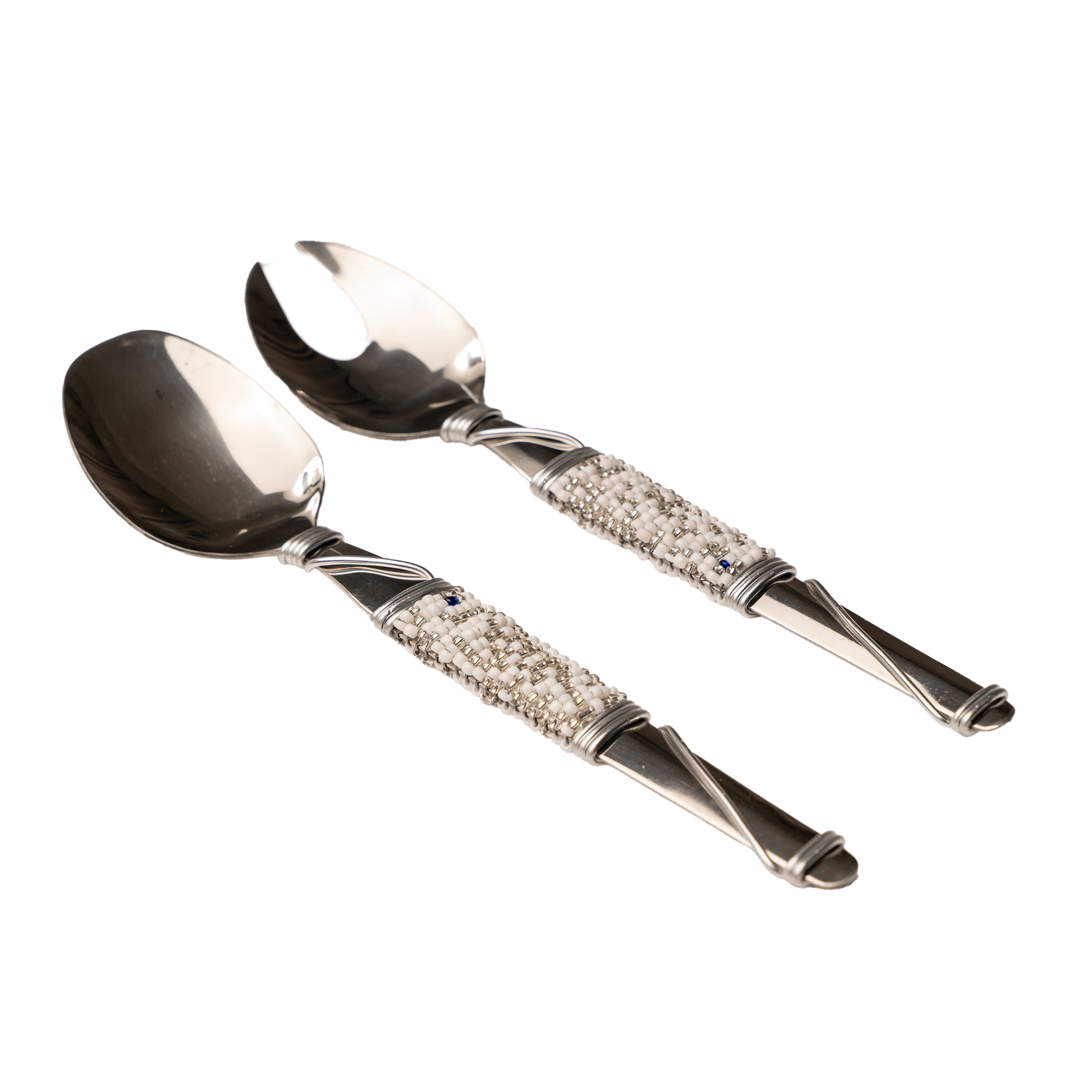 Beaded Salad Servers