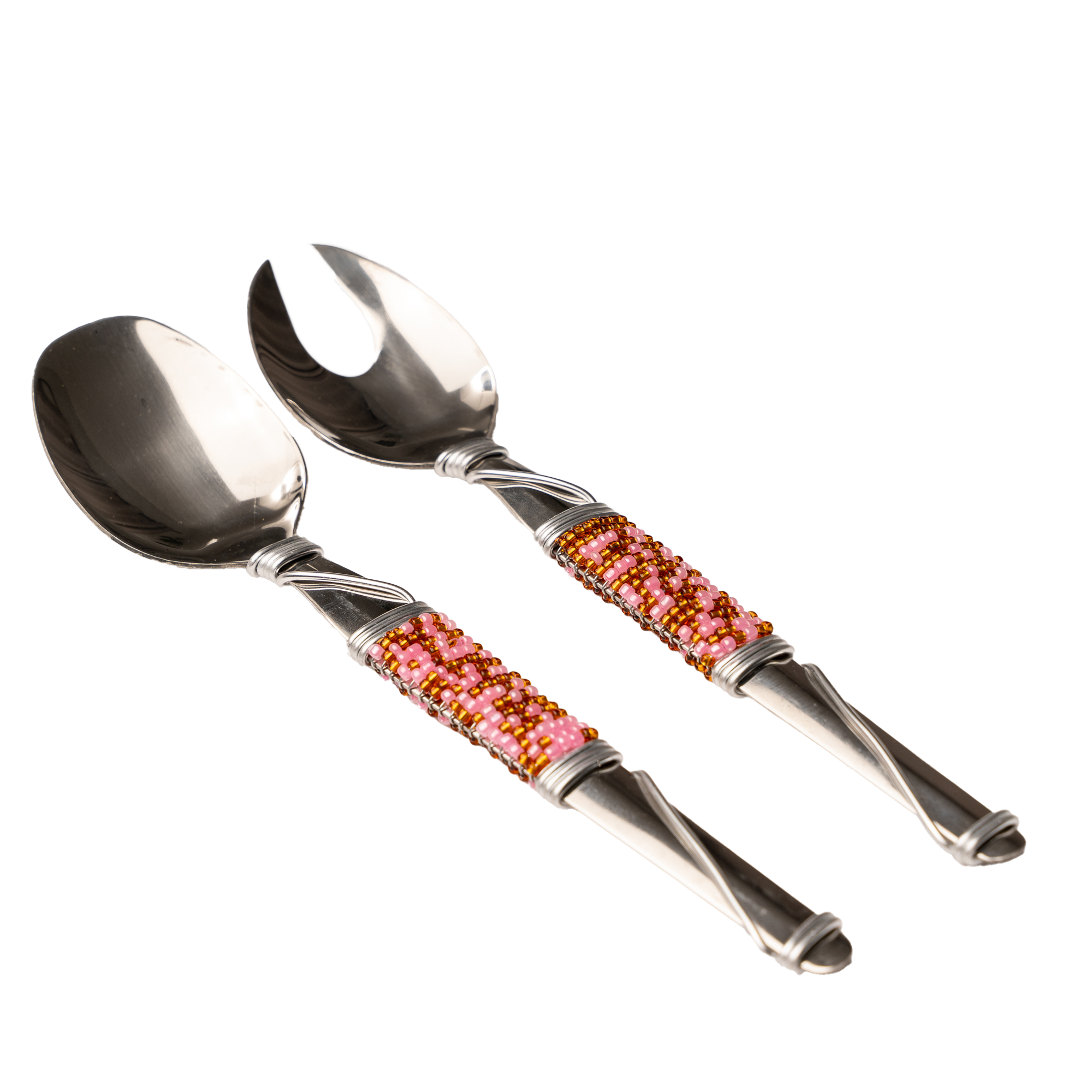 Beaded Salad Servers