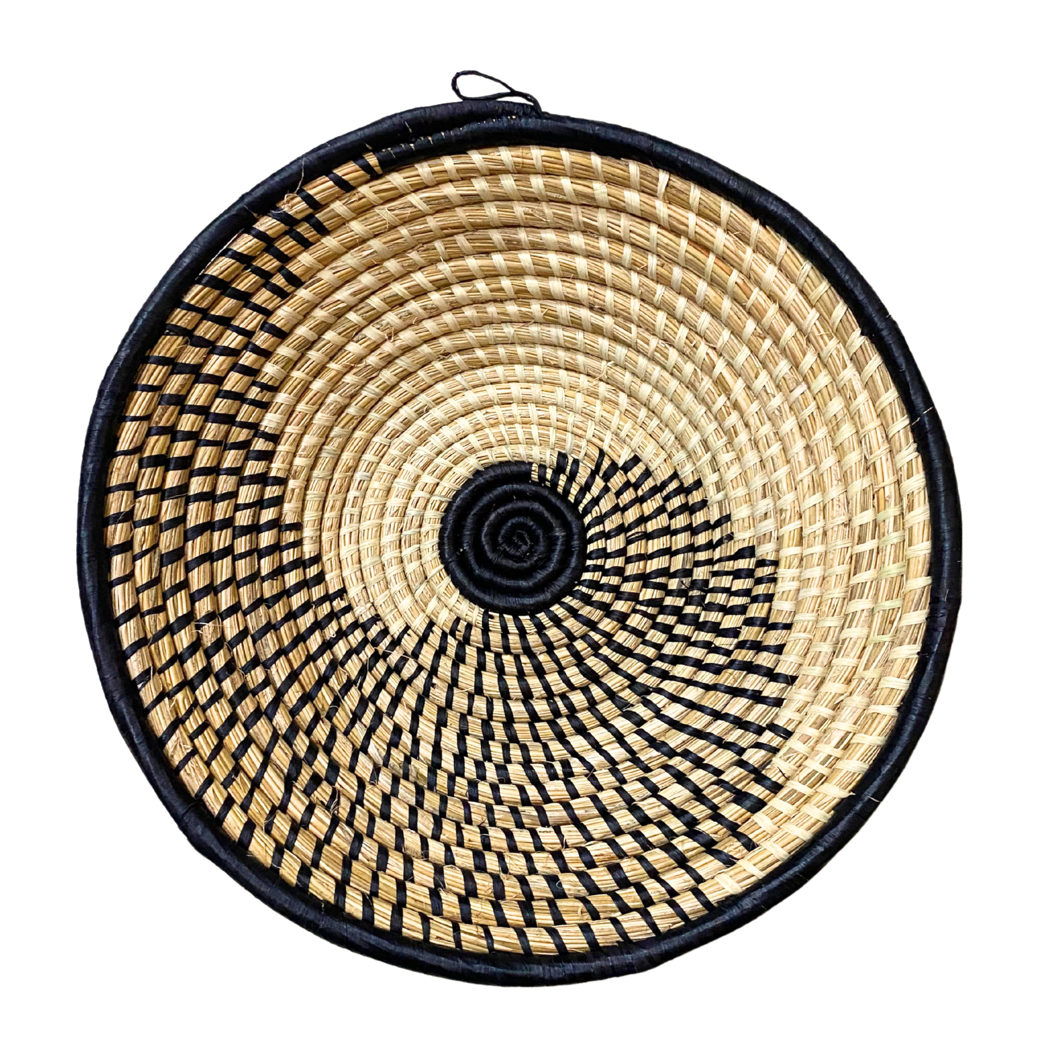 Colourful Hand Woven Reed Zulu Baskets (34cm)