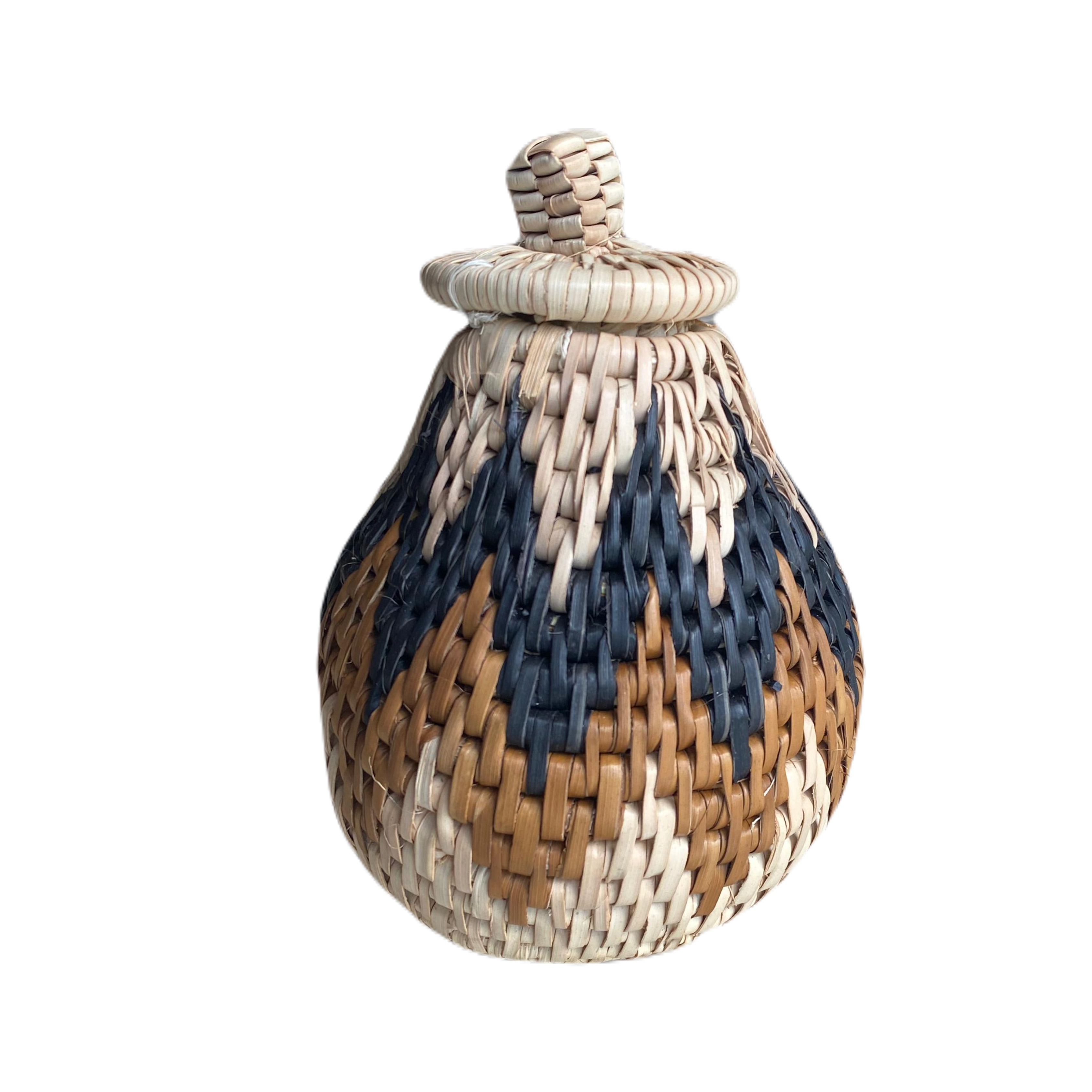 X-Small Hand Woven Fat Baskets