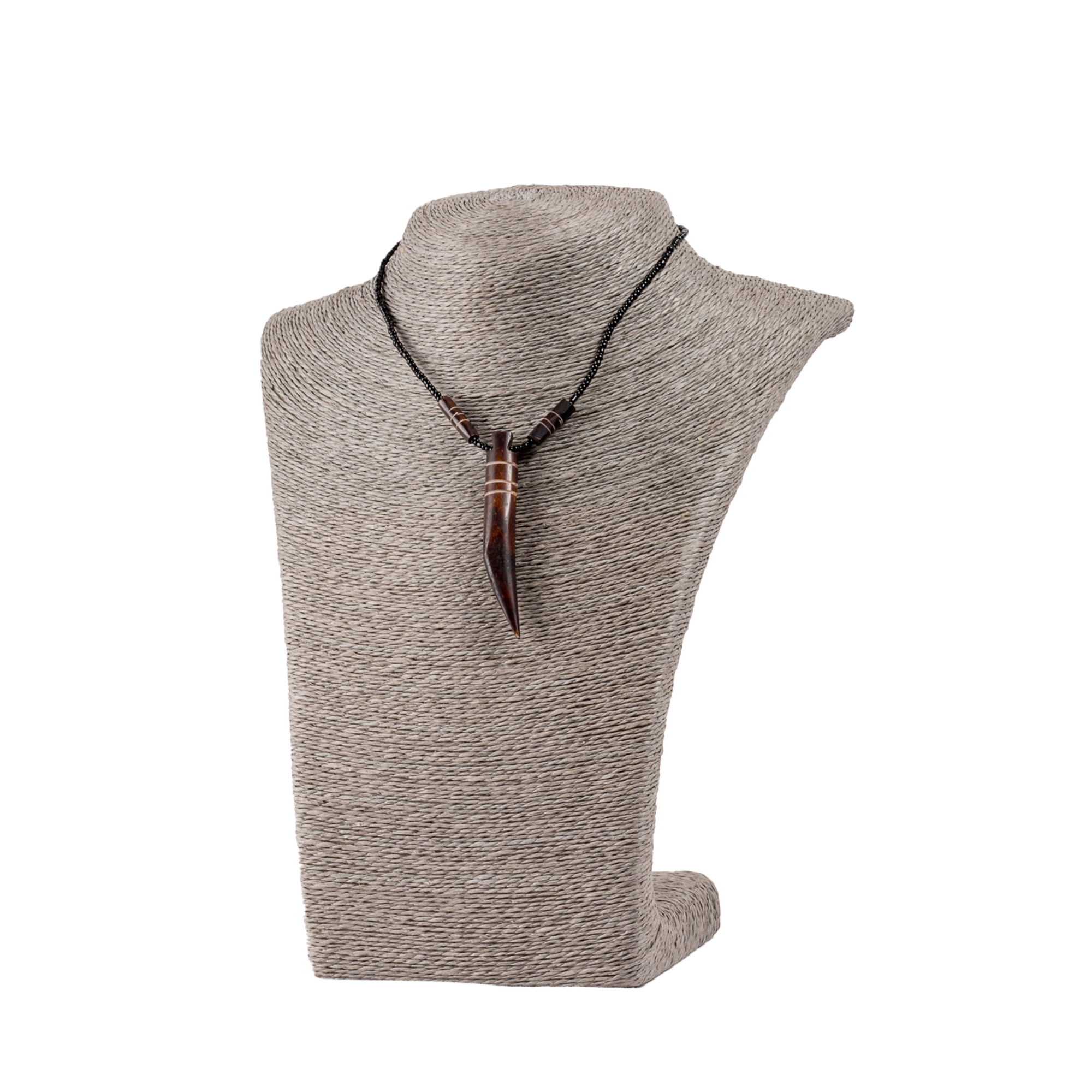 Tooth Shaped Necklace Made With Bone