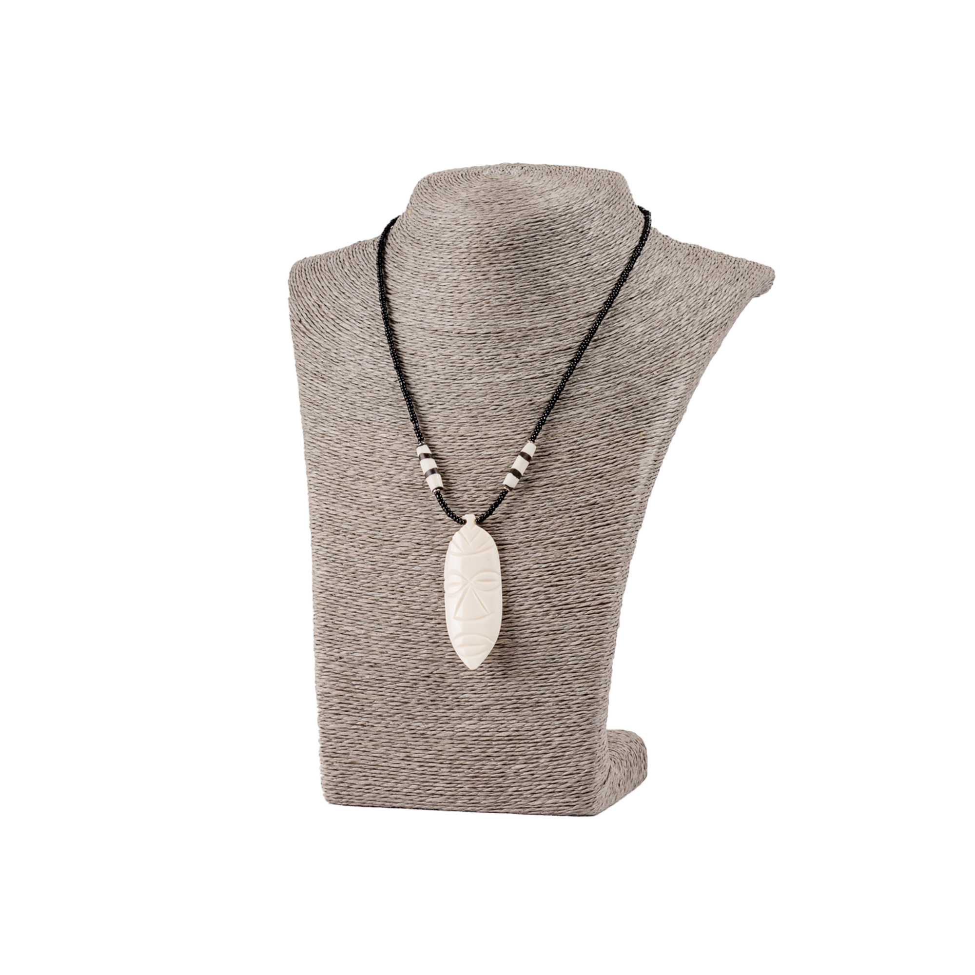 Mask Necklace Made With Bone