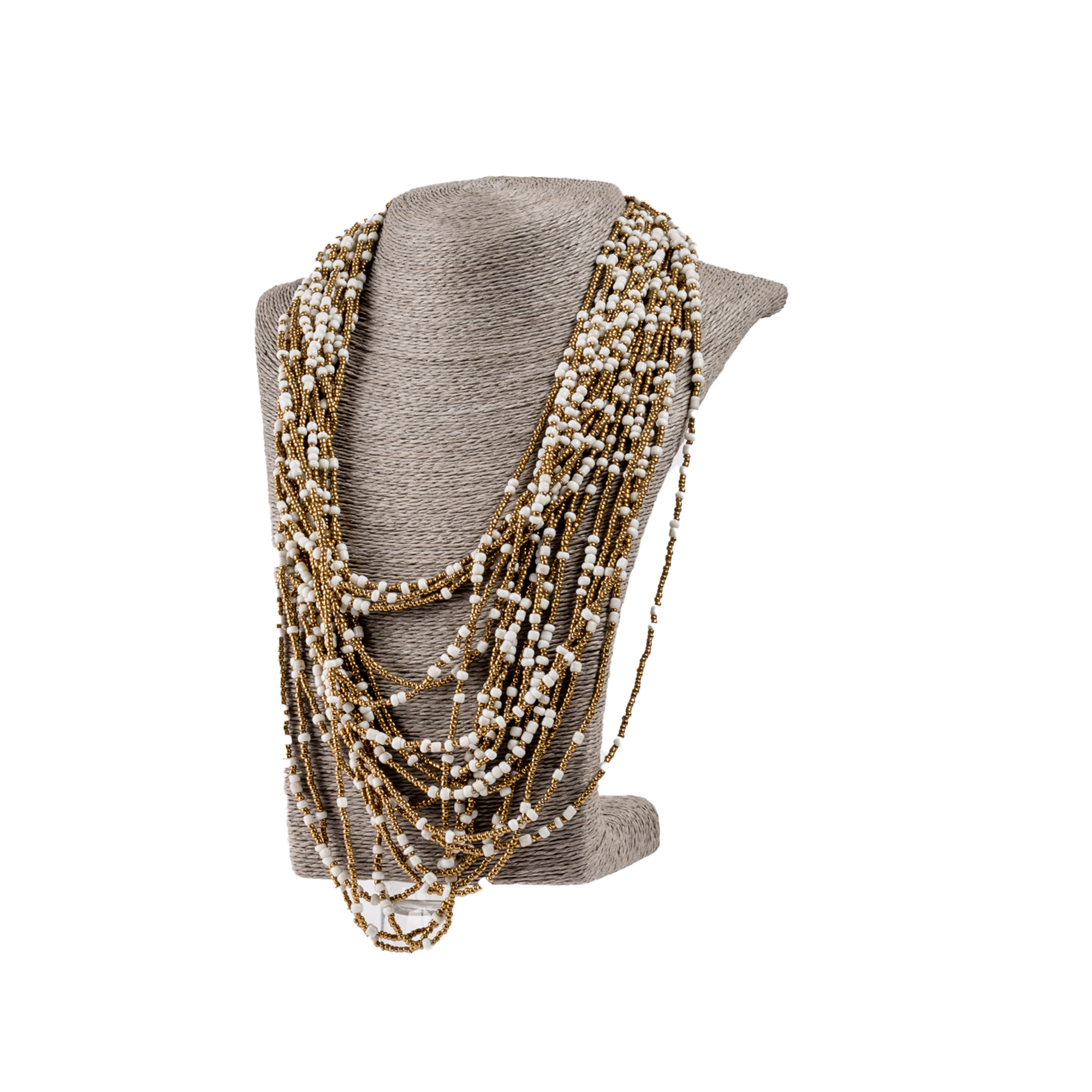 Thick Zulu Hand Beaded Necklace