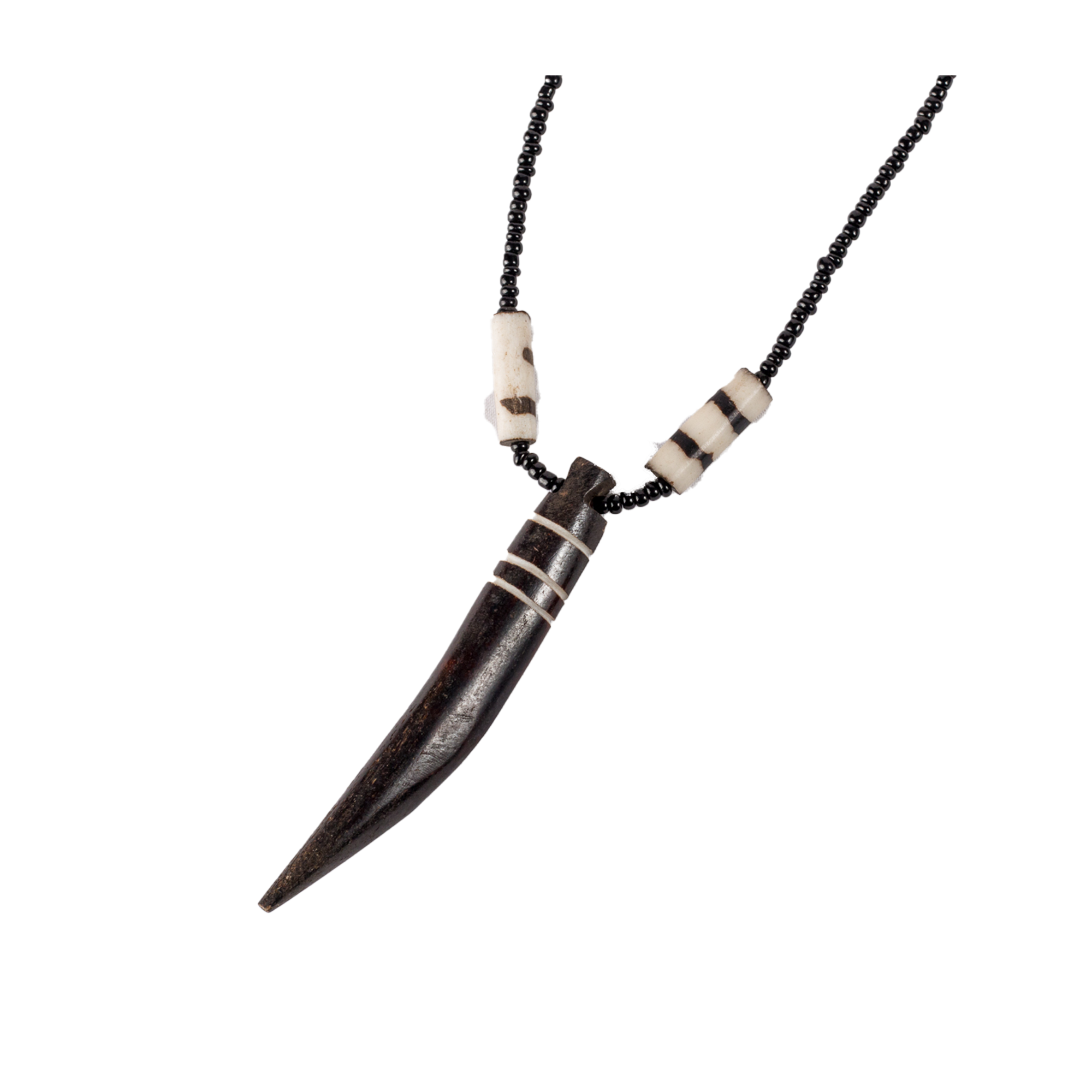 Tooth Shaped Necklace Made With Bone