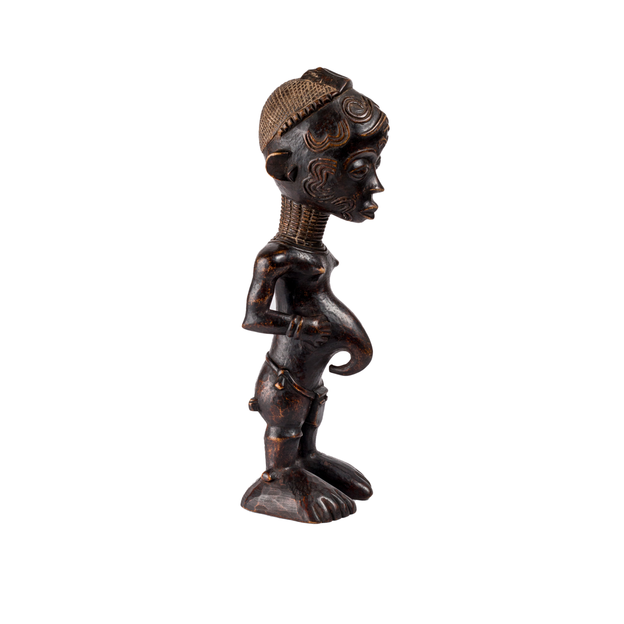 Hand Carved Chokwe Statue