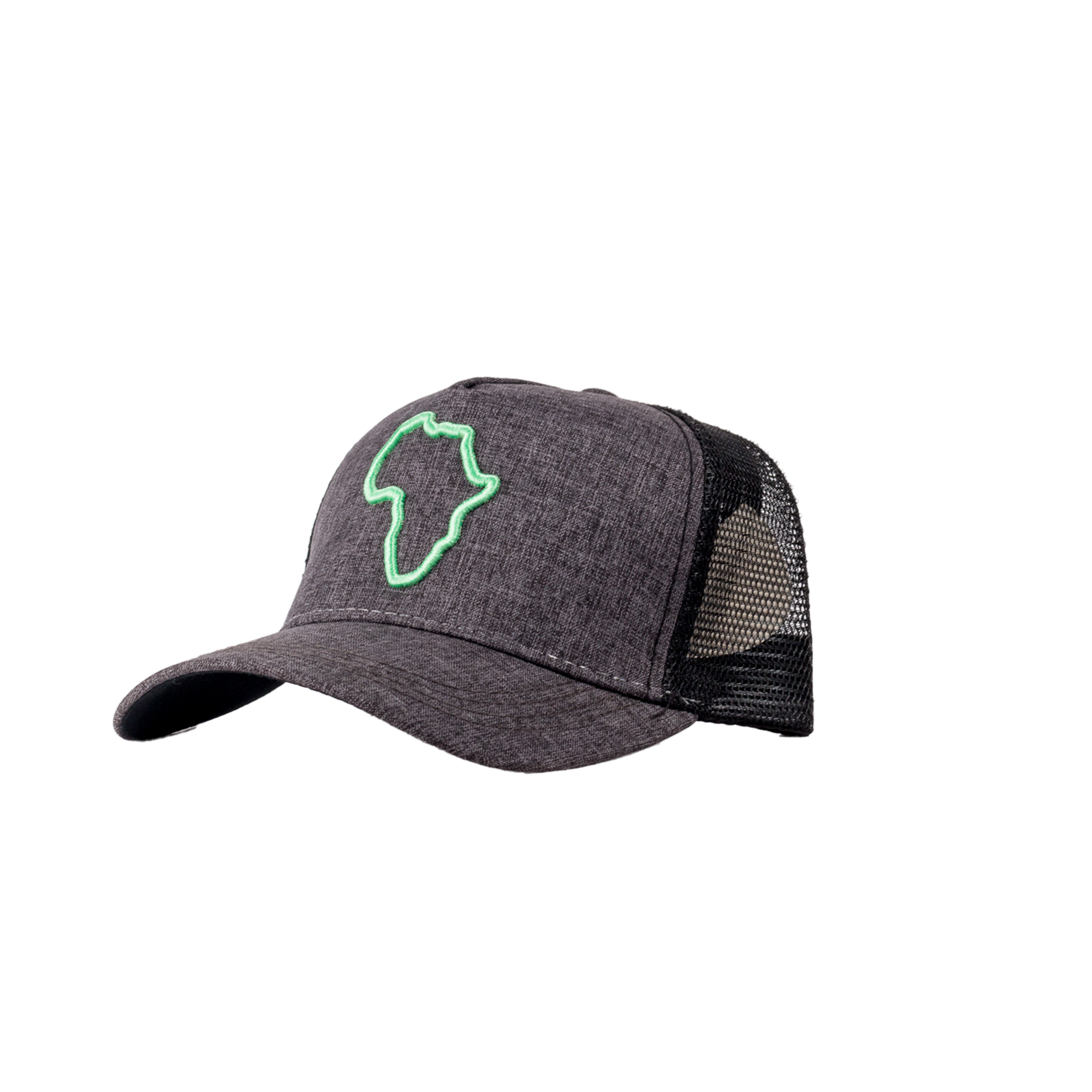 Dark Grey Africa Trucker Cap