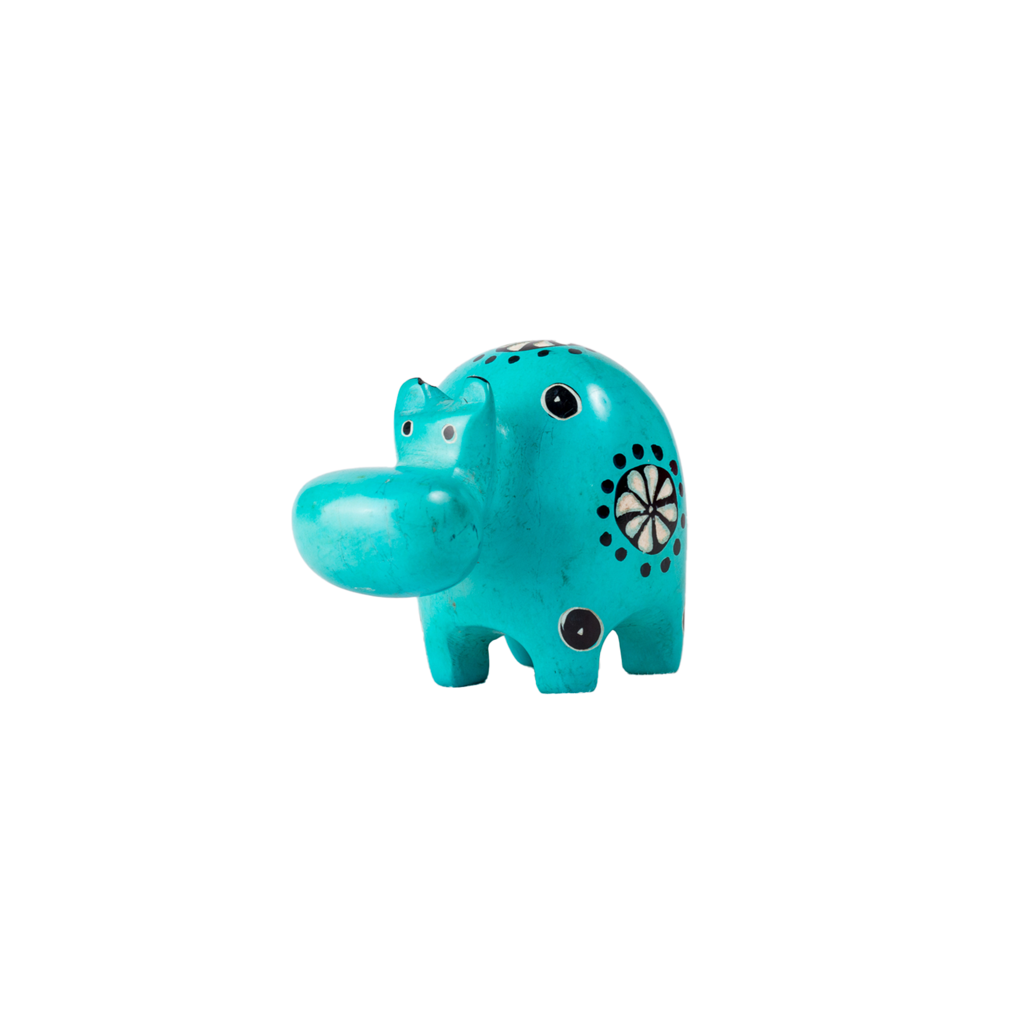 Colourful Soapstone Animal Figurines (L)