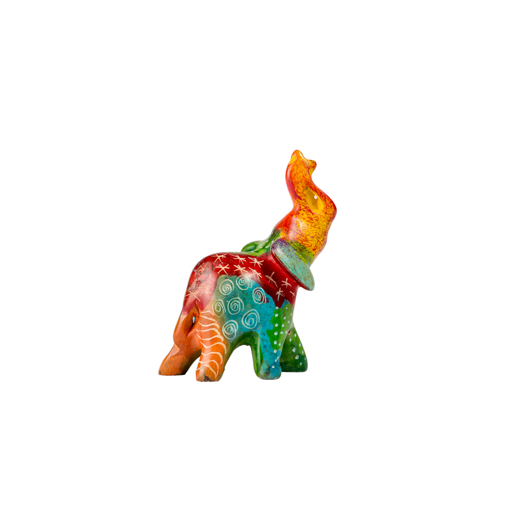 Colourful Soapstone Animal Figurines (L)