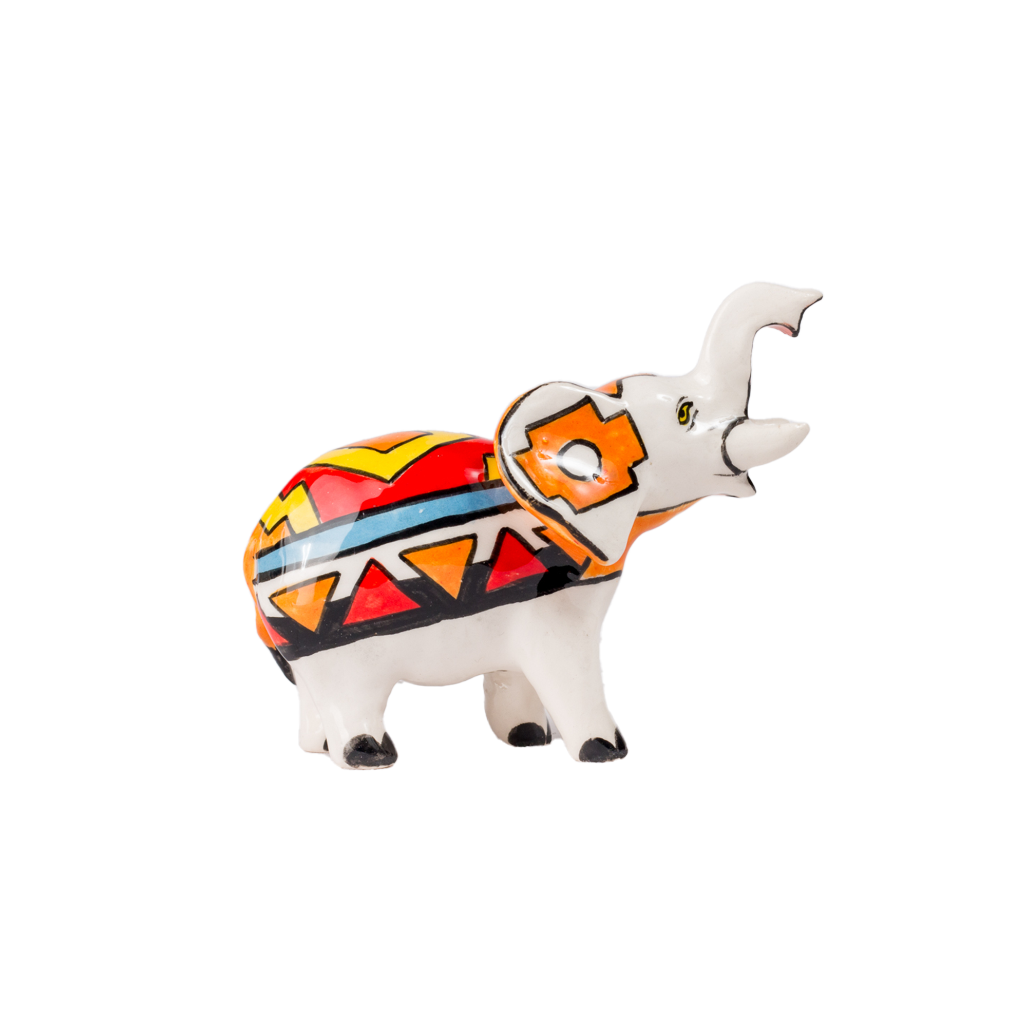 Small Ceramic Elephant Sculpture
