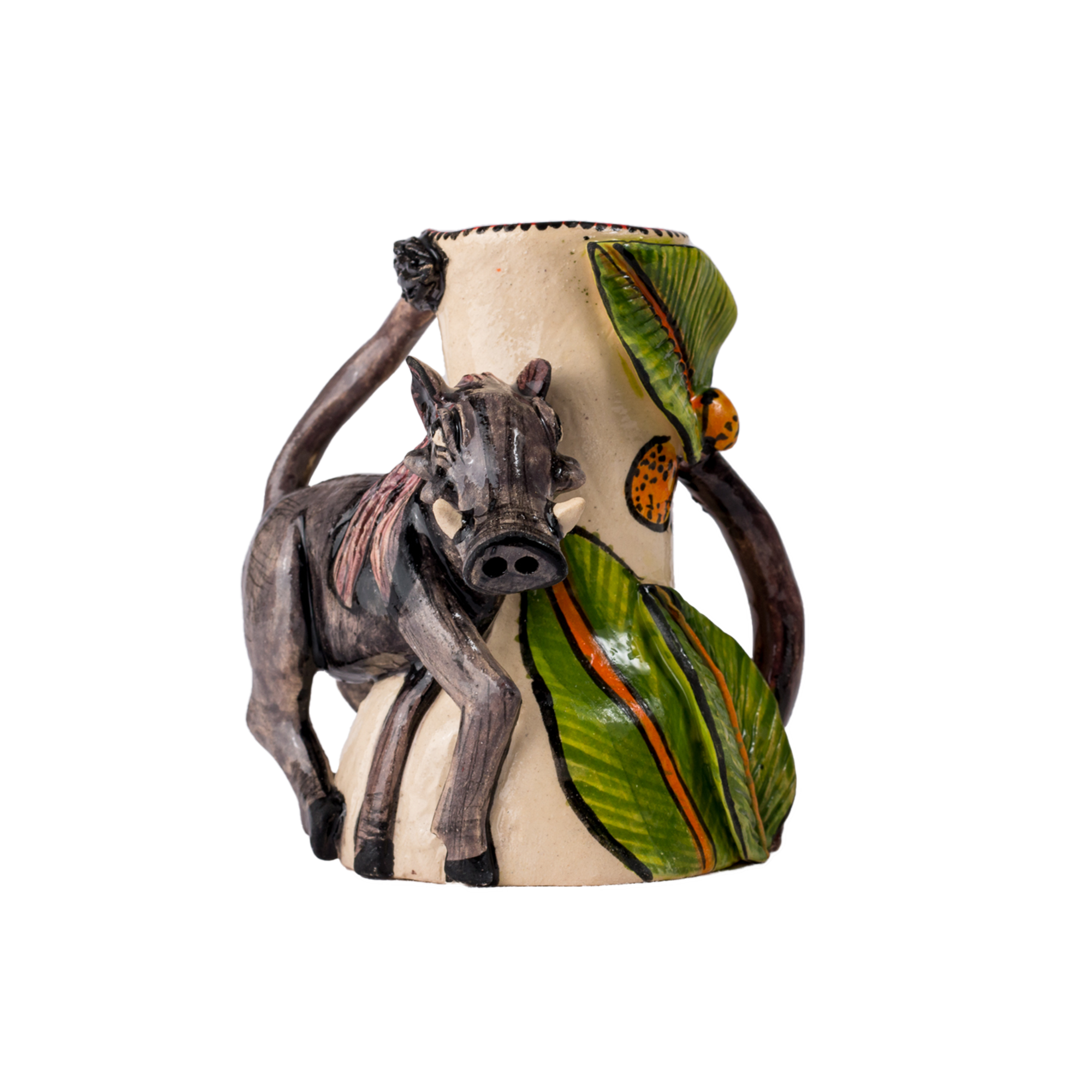 3D Ceramic Warthog Candle Holder