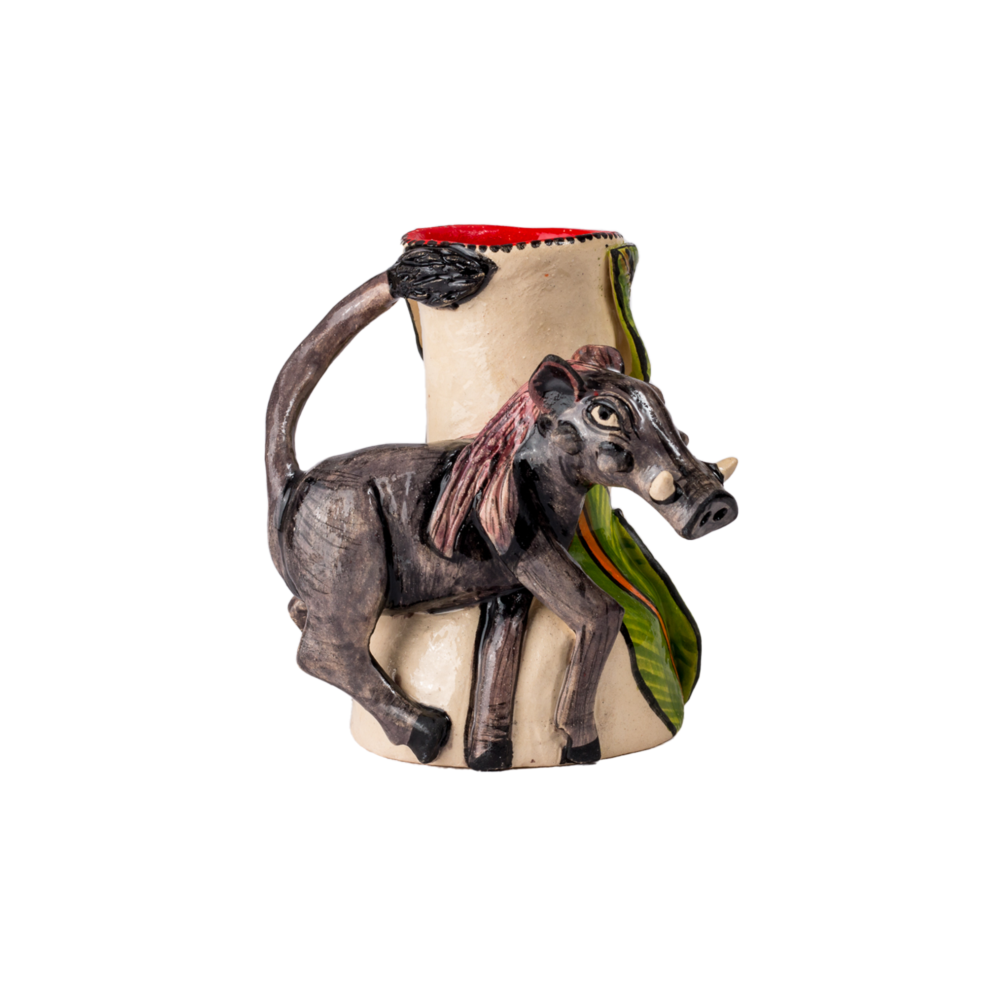 3D Ceramic Warthog Candle Holder