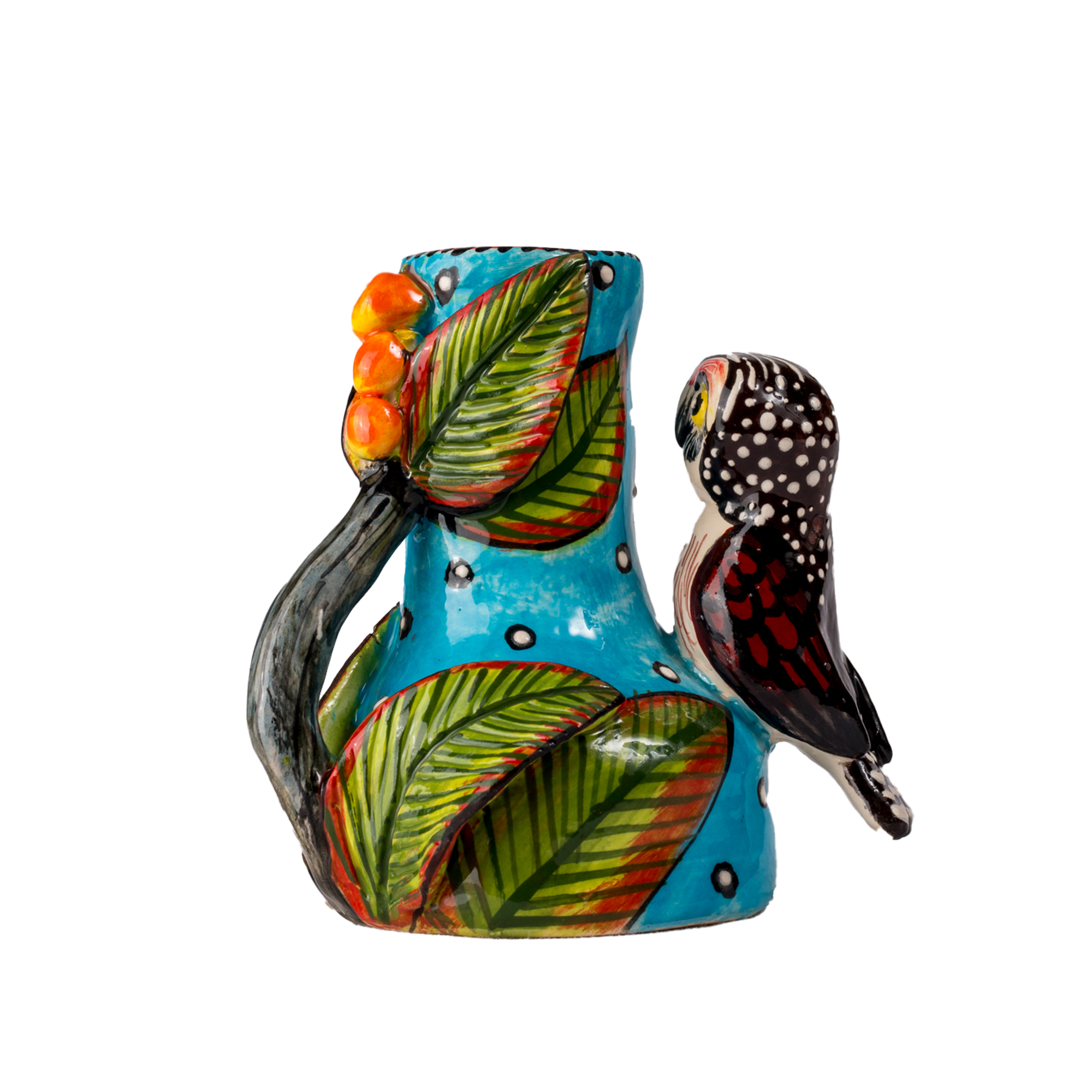 3D Ceramic Owl Candle Holder