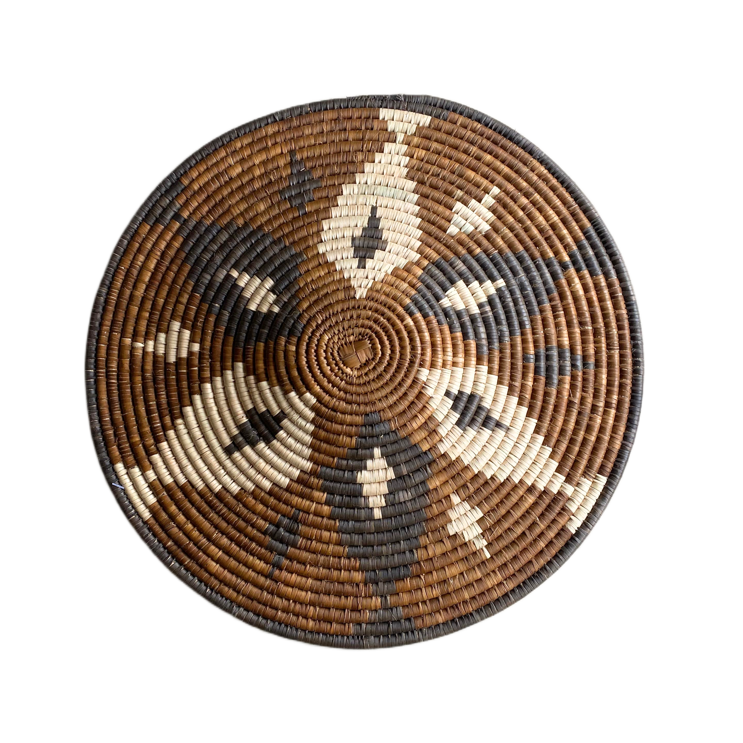 Hand Weaved Wall Ornament - Blooming Flowers (MXZX)